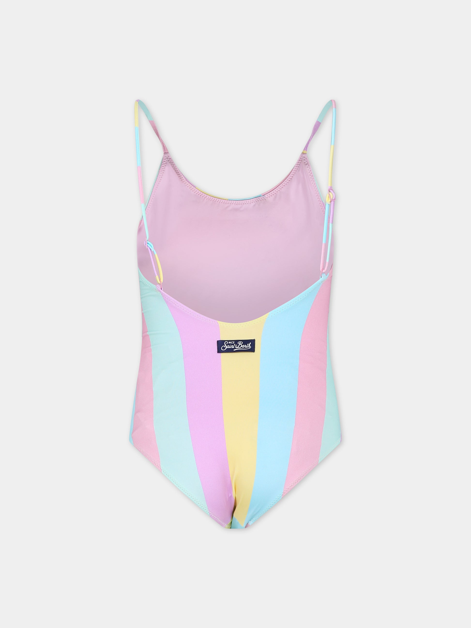 Costume multicolor per bambina con logo,Mc2 Saint Barth,CEC0005 01191F