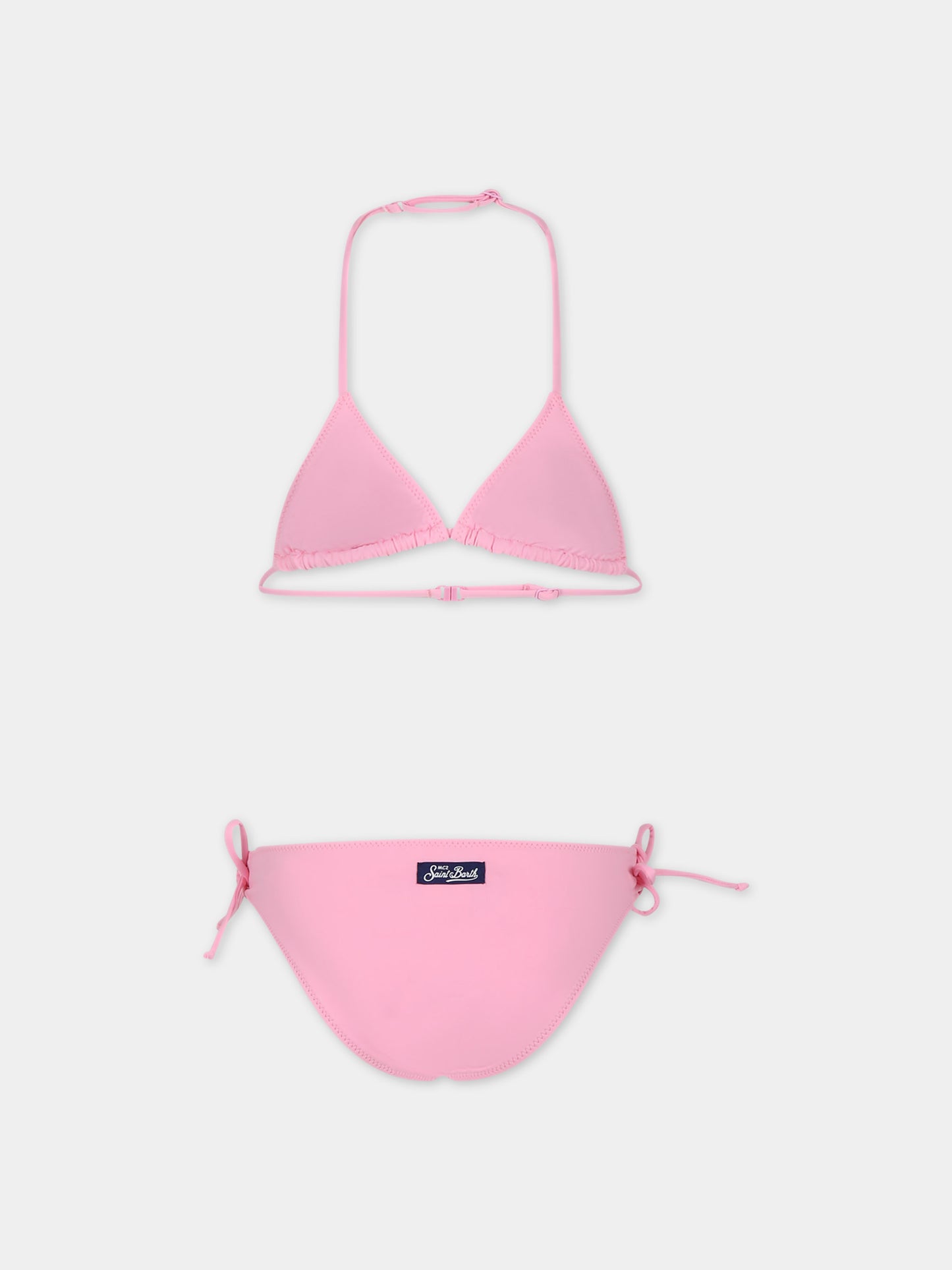 Bikini rosa per bambina con cuori,Mc2 Saint Barth,HOL0001 01064F