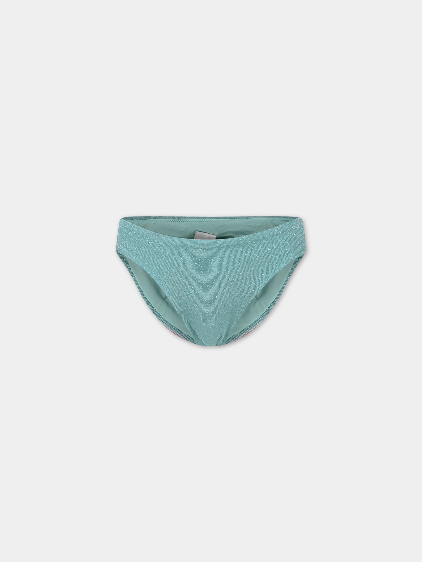Slip mare verde per bambina con fiocco,Mc2 Saint Barth,MAD0001 01038F