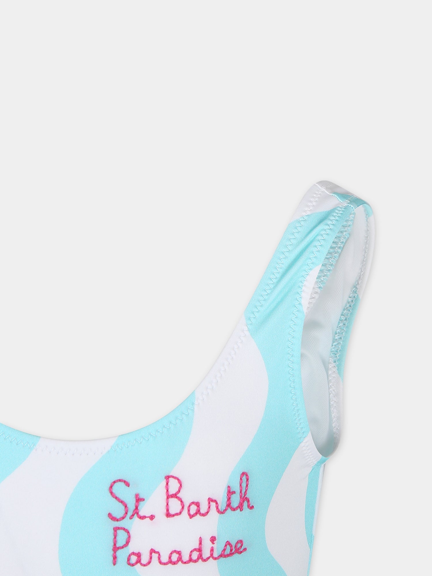 Costume intero bianco per bambina con stampa Hello Kitty,Mc2 Saint Barth,CARA001 01905F