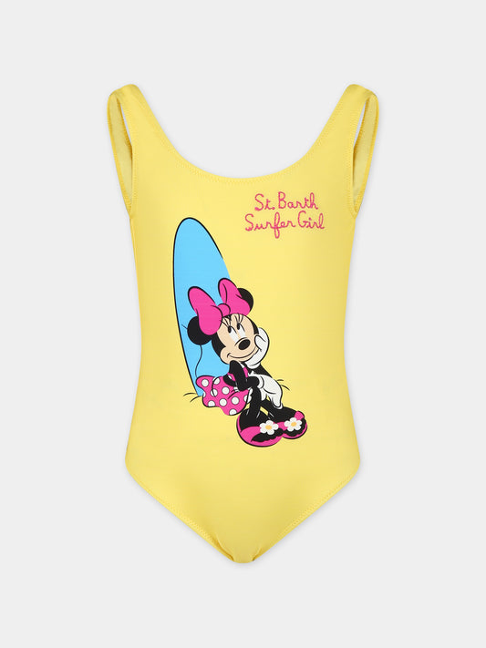 Costume intero giallo per bambina con Minnie,Mc2 Saint Barth,CARA001 01889F