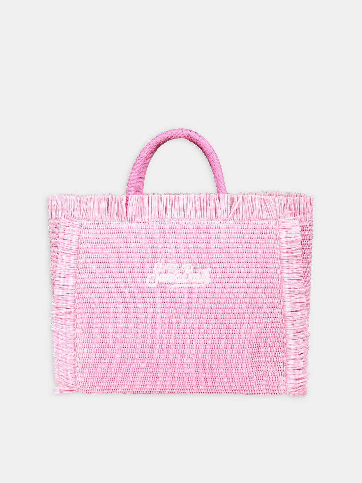 Borsa mare rosa per bambina con logo,Mc2 Saint Barth,COL0017 01316F