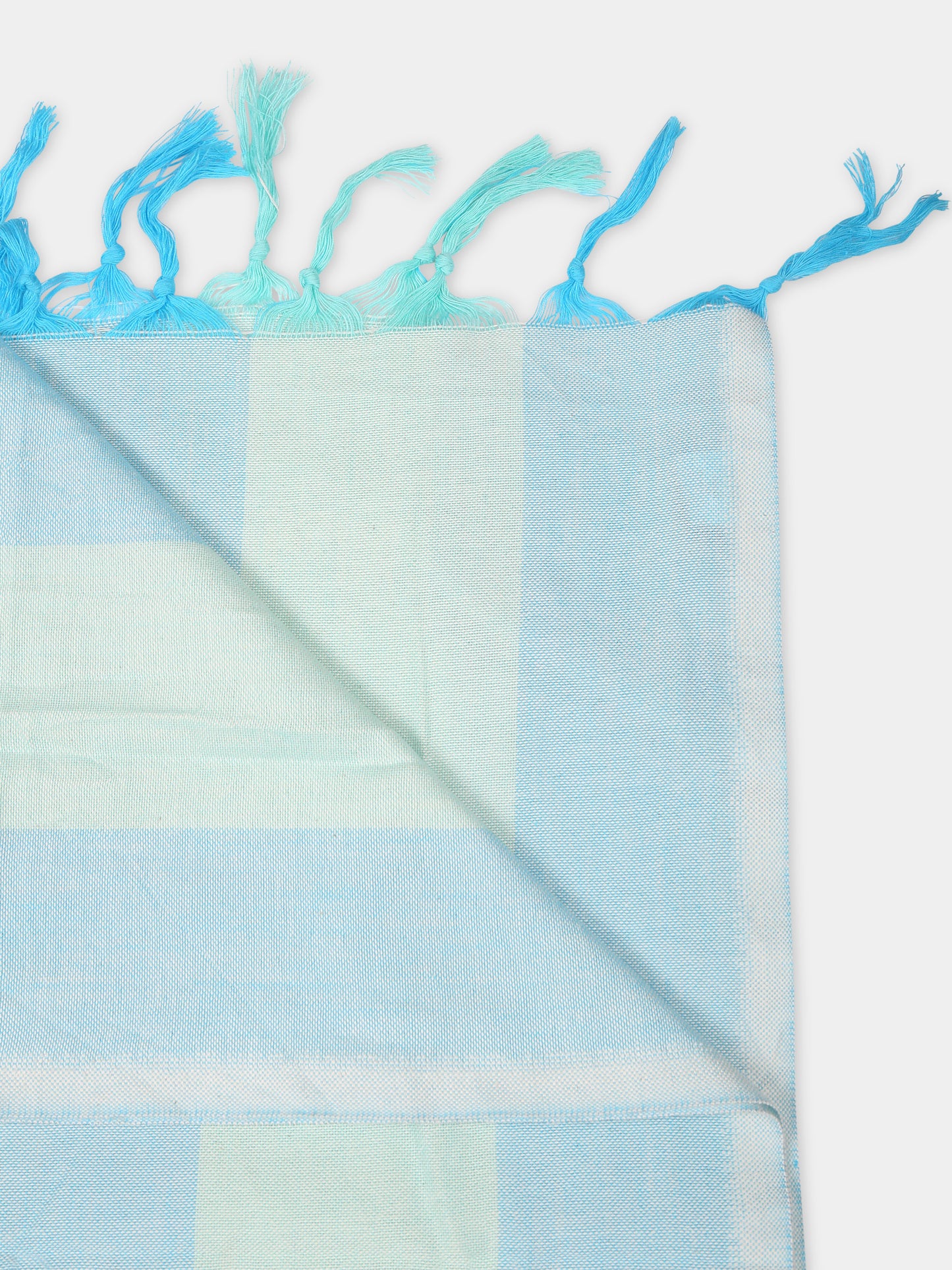 Telo mare celeste per bambini con logo,Mc2 Saint Barth,FOUL002 01188F