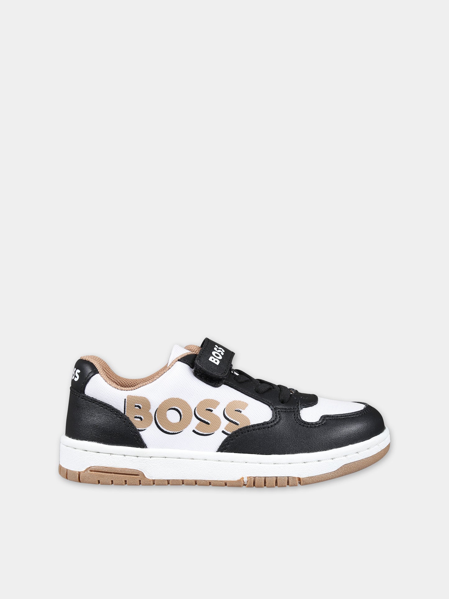 Sneakers nere per bambino con logo,Boss,J50875 09B