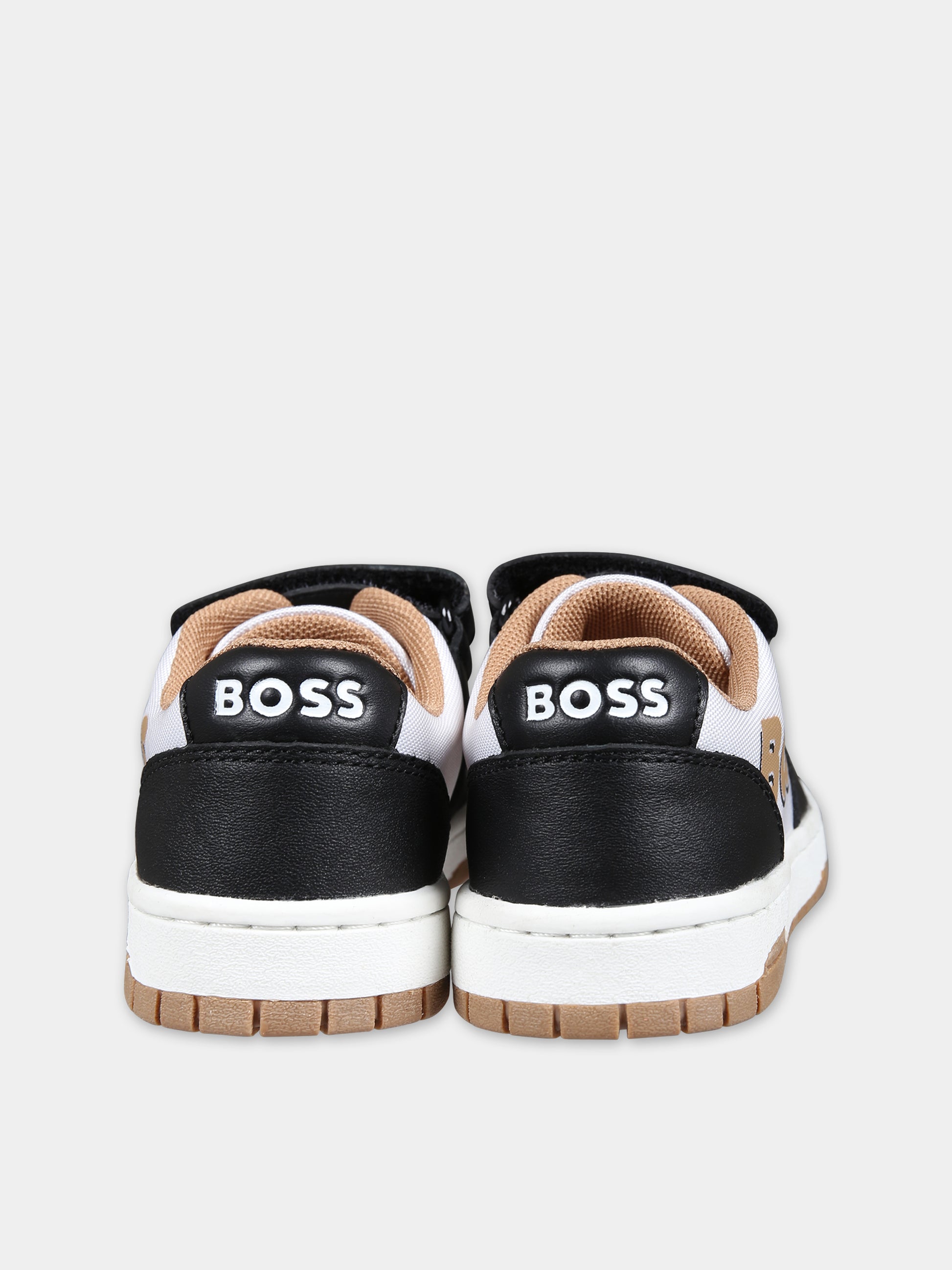 Sneakers nere per bambino con logo,Boss,J50875 09B