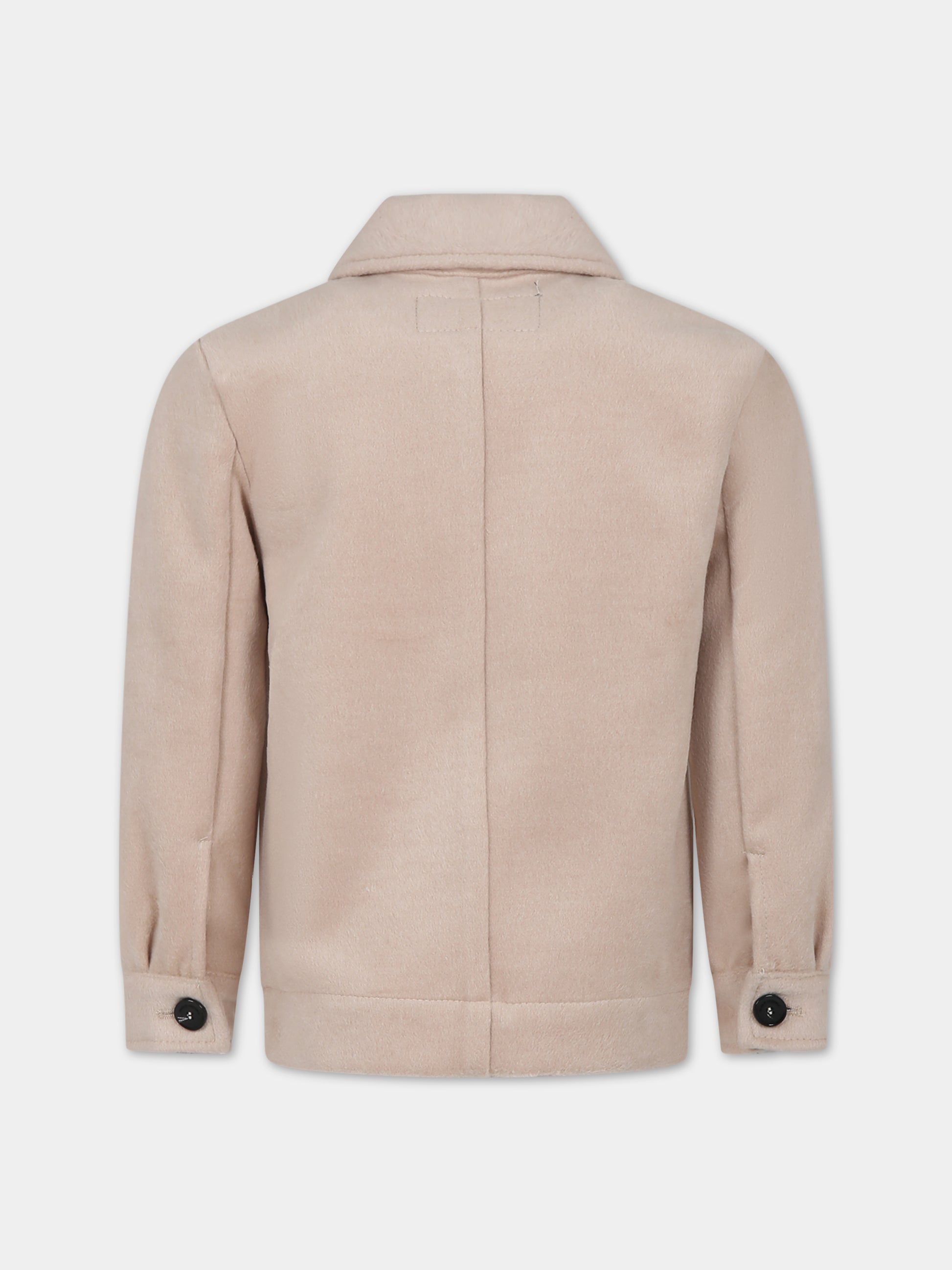 Cappotto beige per bambino,Paolo Pecora,PP3193 CAMM