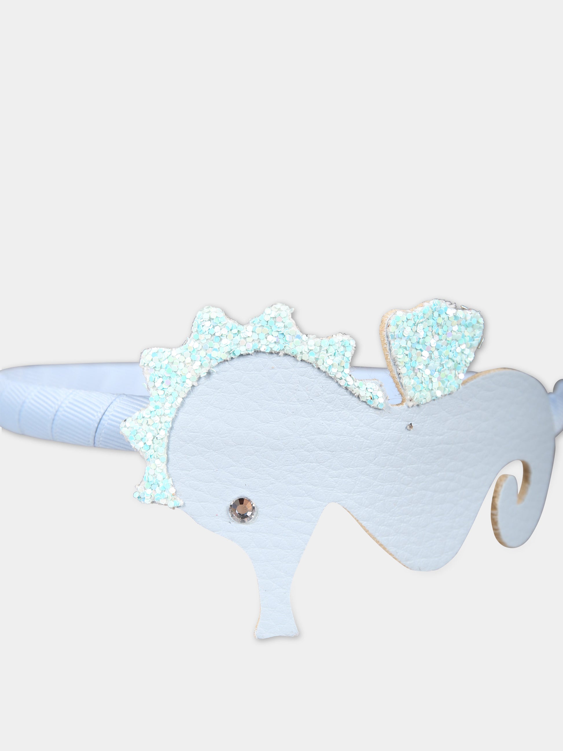 Cerchietto azzurro per bambina con cavalluccio marino,Illy Trilly,SEA HORSE LIGHT BLUE