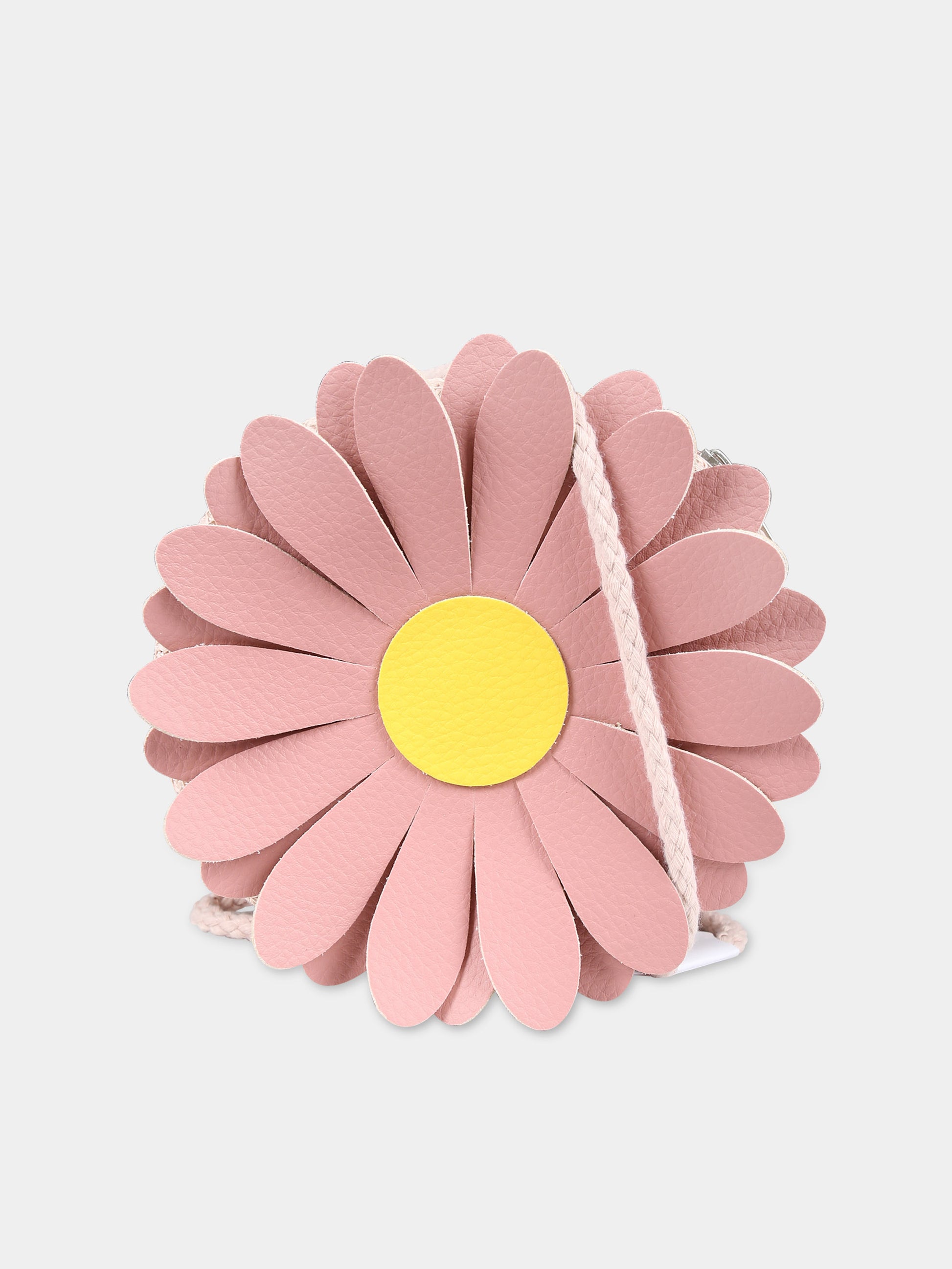 Borsa rosa per bambina con margherita,Illy Trilly,FLOWER DAISY PINK BAG