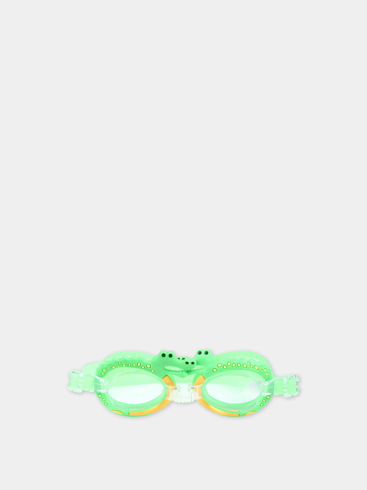 Occhialini verdi per bambini con coccodrilli,Illy Trilly,GOOGLES CROCODILE