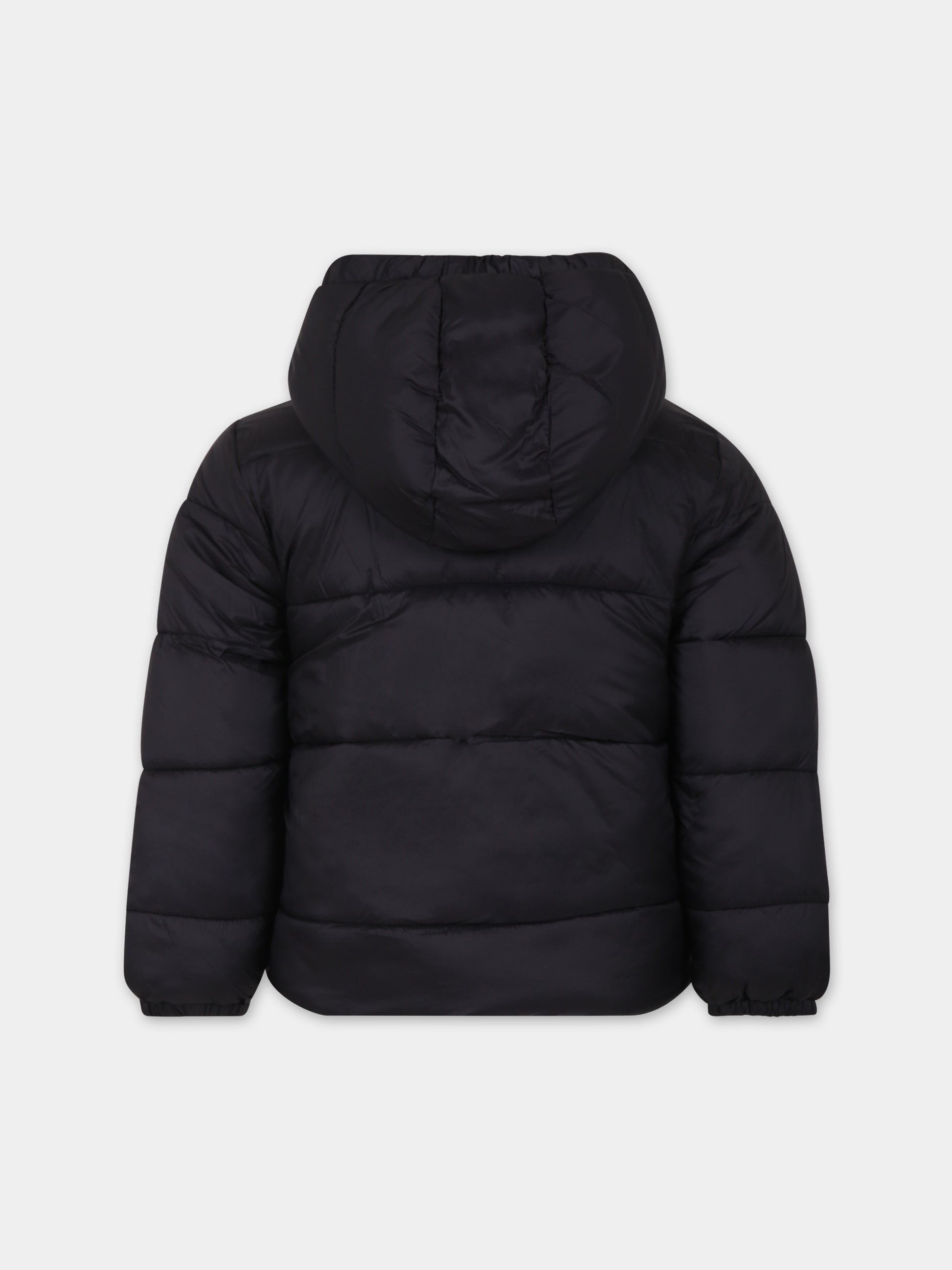 Piumino nero reversibile per bambino con logo,Stella Mccartney Kids,TT2Q77 Z0536 930