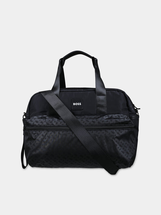 Sacco nanna nero per neonato,Boss,J90350 09B