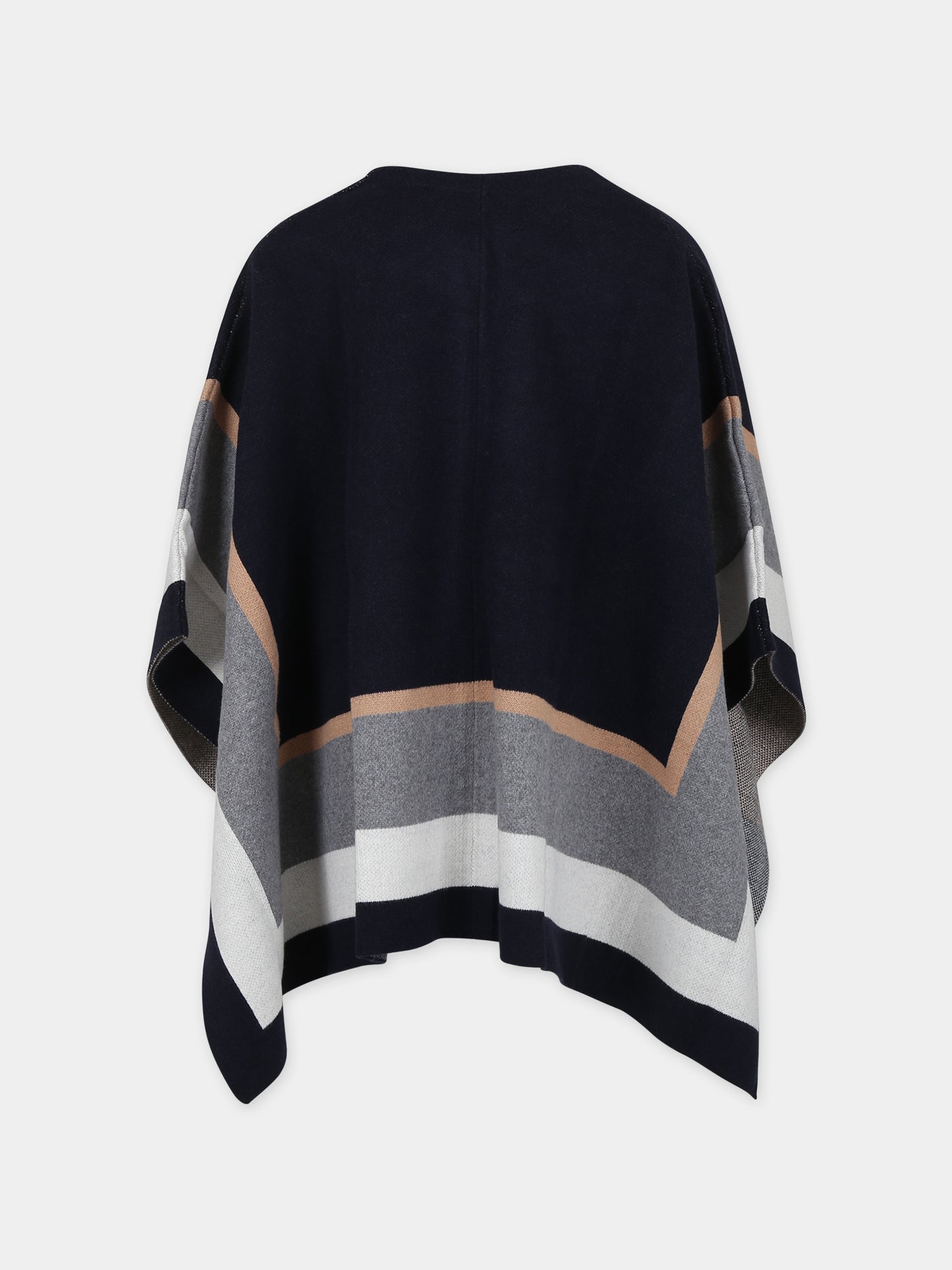 Cappa blu per bambina con logo,Chloé Kids,C16443 859