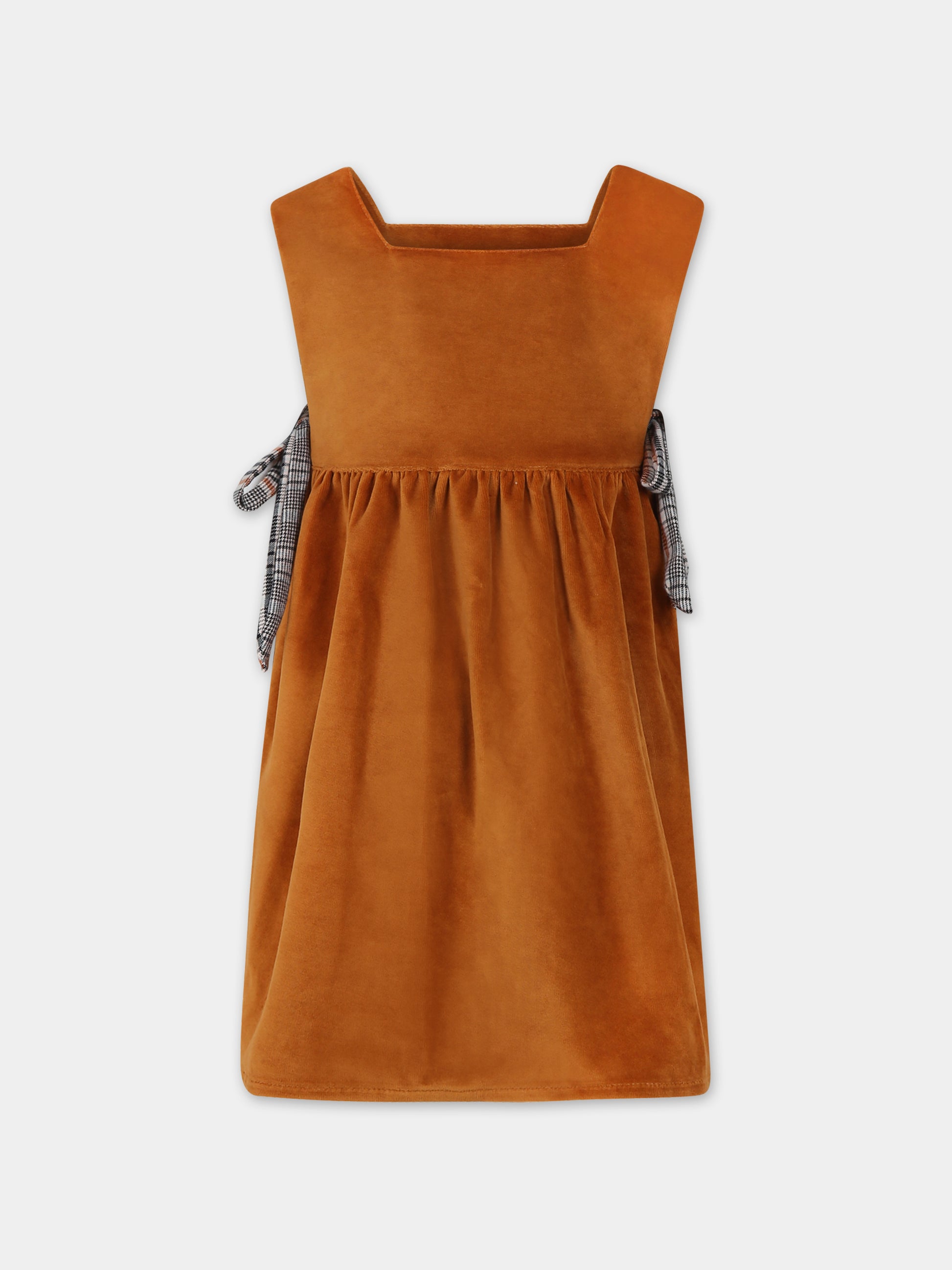 Cappa marrone per bambina,Farway Milano,SAB02NSB