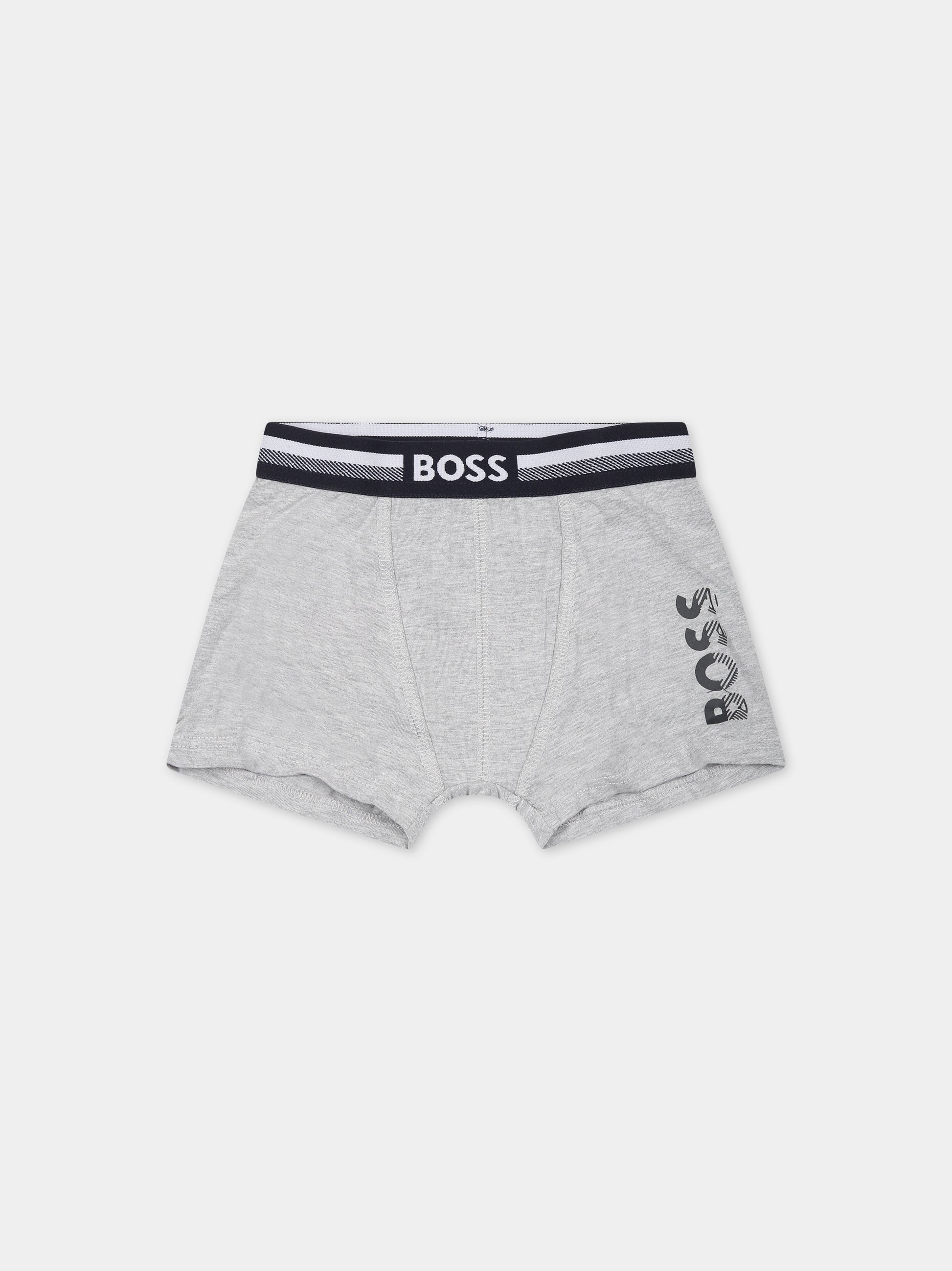 Set blu per bambino con logo,Hugo Boss,J20359 849