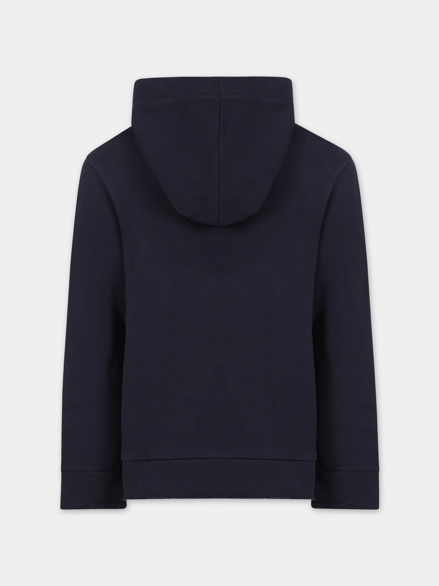 Felpa blu per bambini con logo,Marni Kids,M00820 0M803