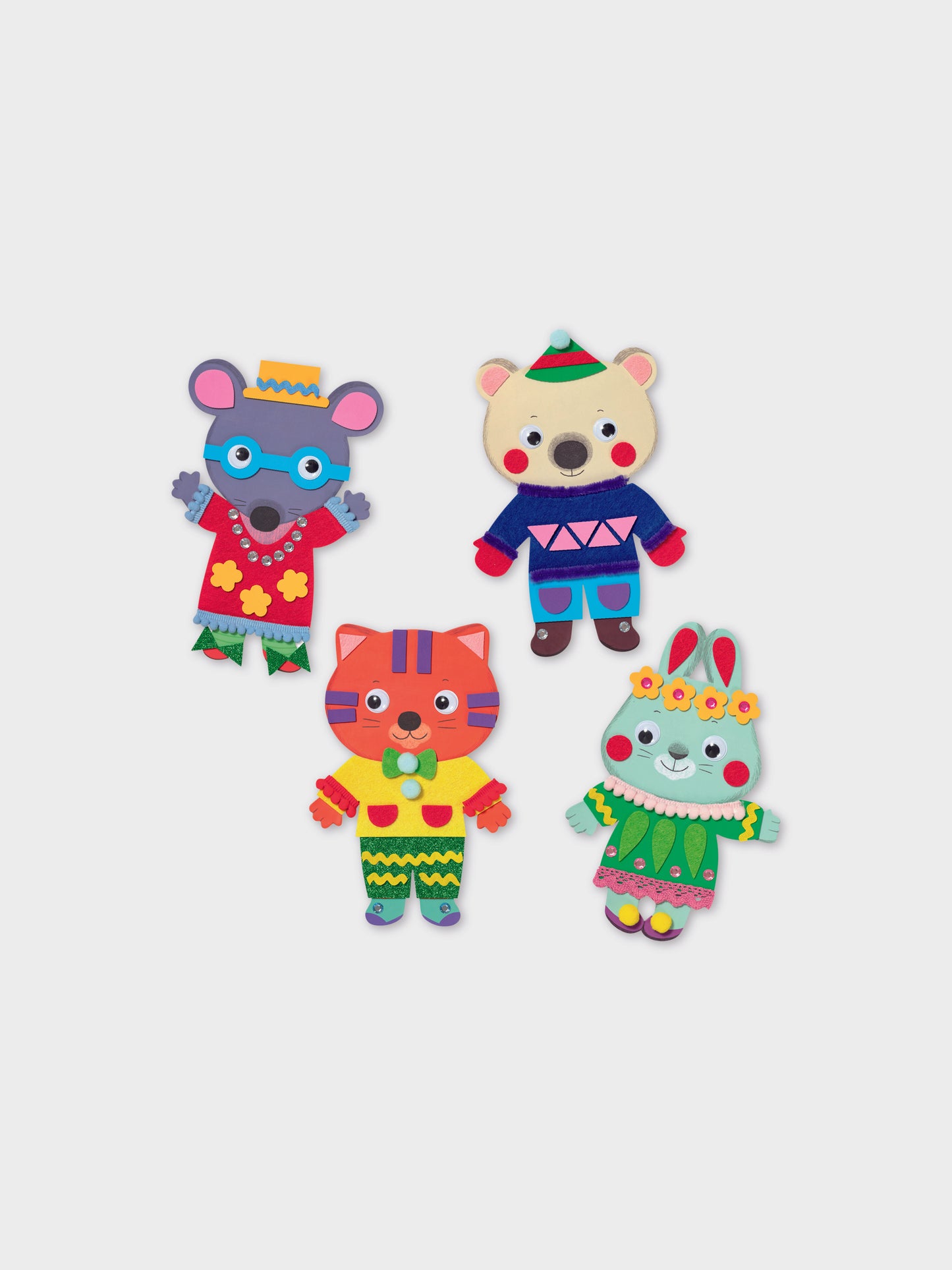 Scatola multicolor per bambini con animali,Djeco,DJ00072