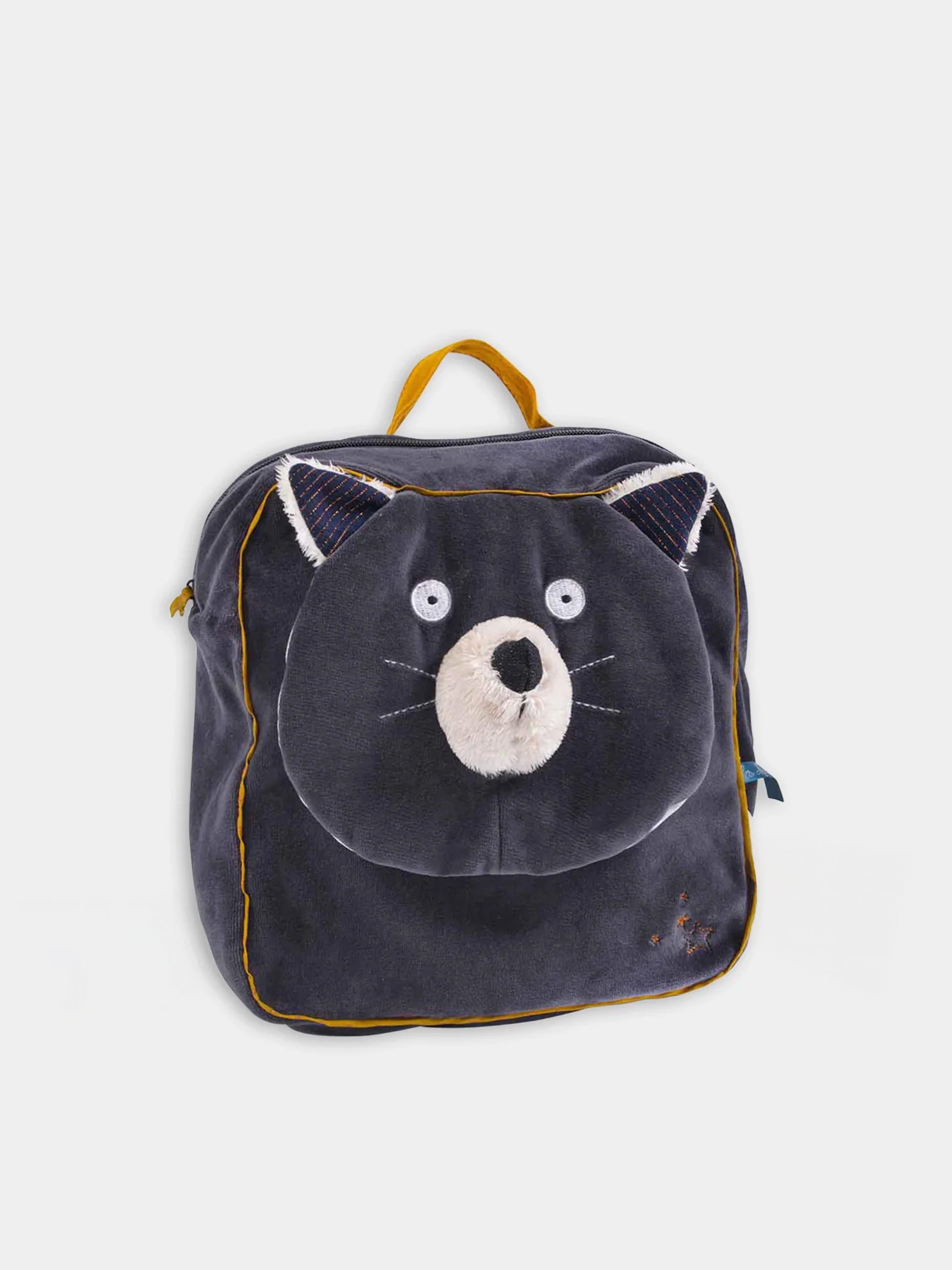 Zainetto blu per bambini  con gattino,Moulin Roty,666070