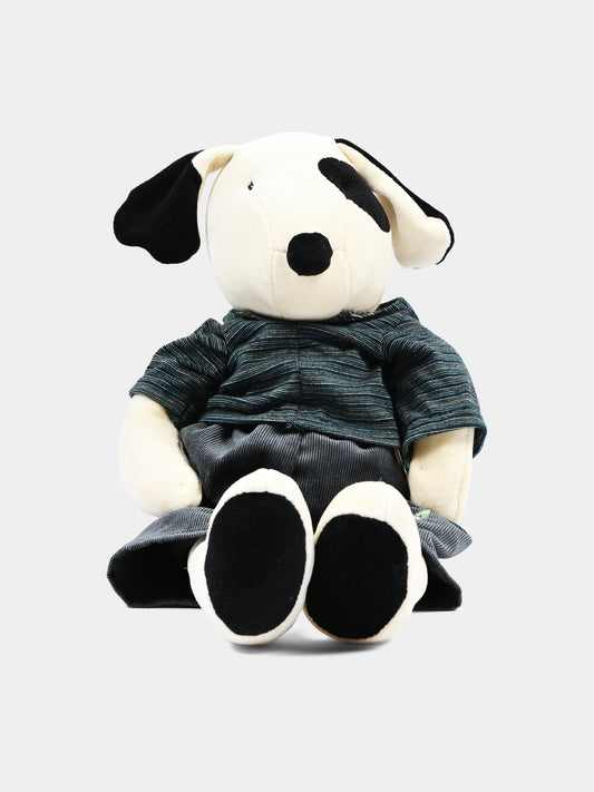 Peluche bianco per bambini a forma di cane