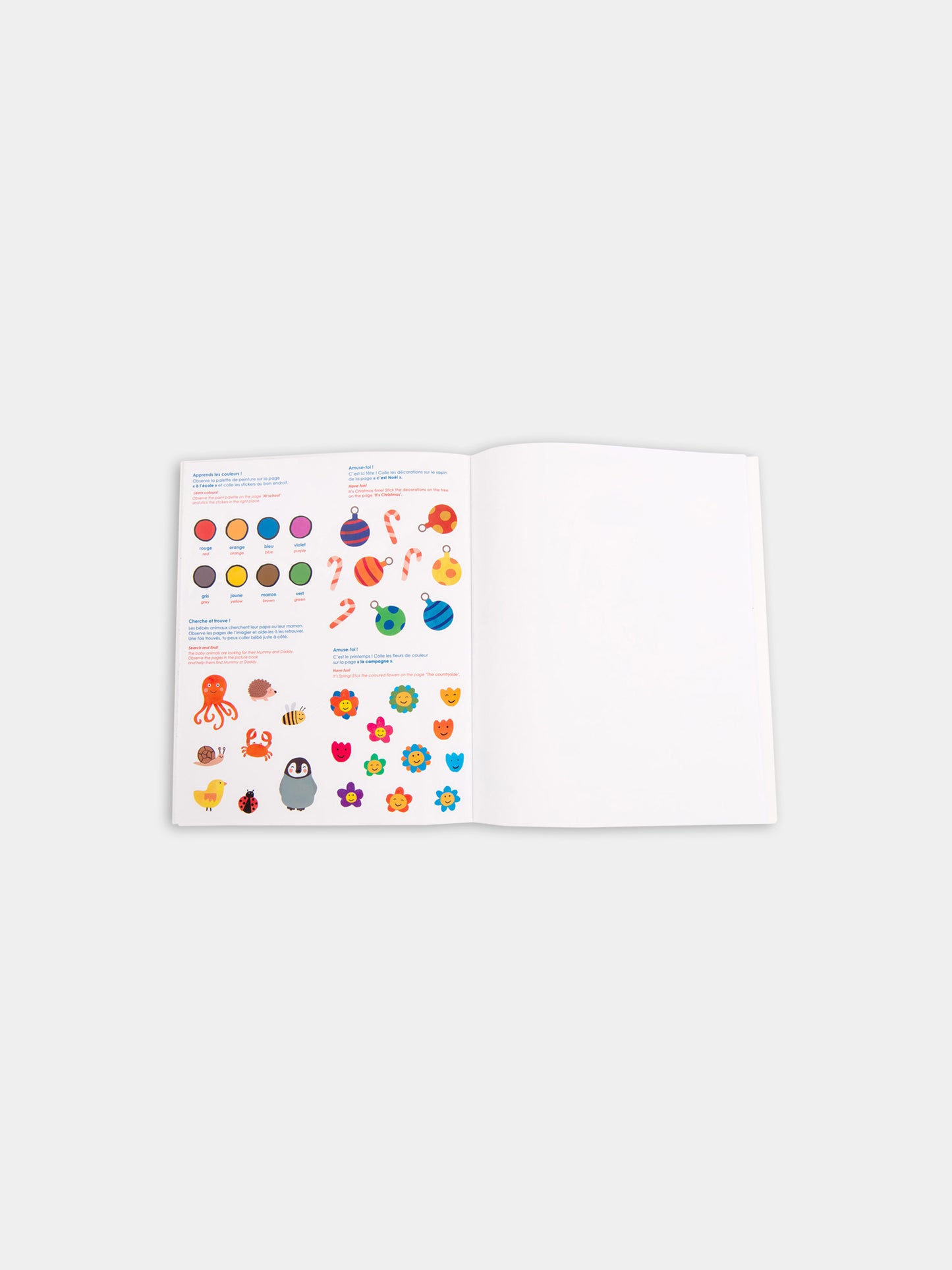 Quaderno multicolor per bambini da colorare,Moulin Roty,661611