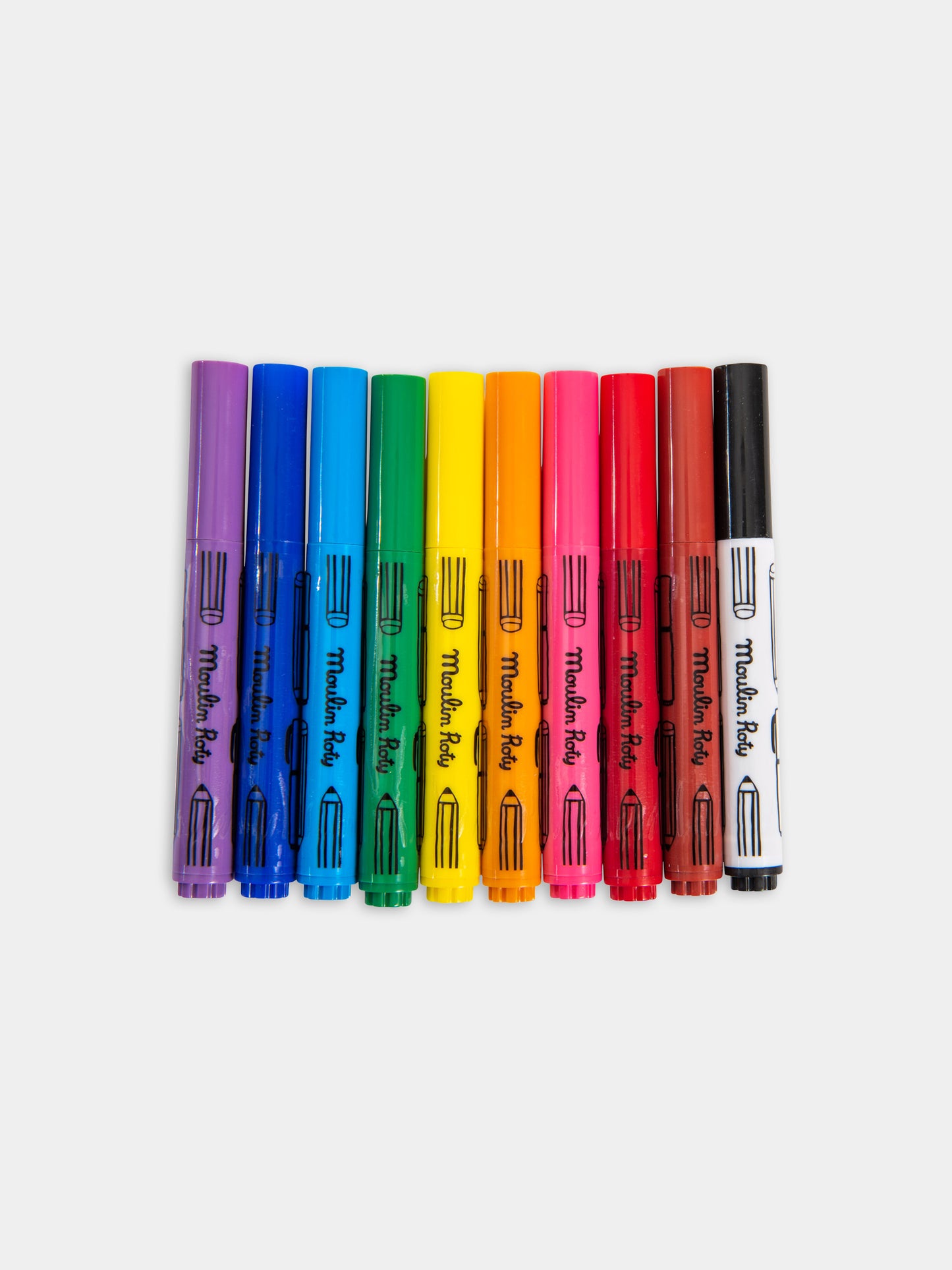 Pennarelli multicolor per bambini,Moulin Roty,661612