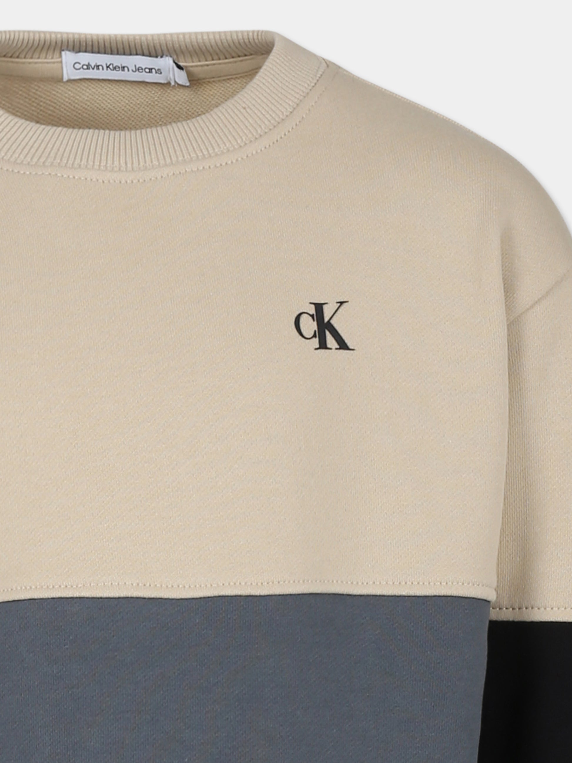 Completo verde per bambino con logo,Calvin Klein Kids,IB0IB02129J BEH