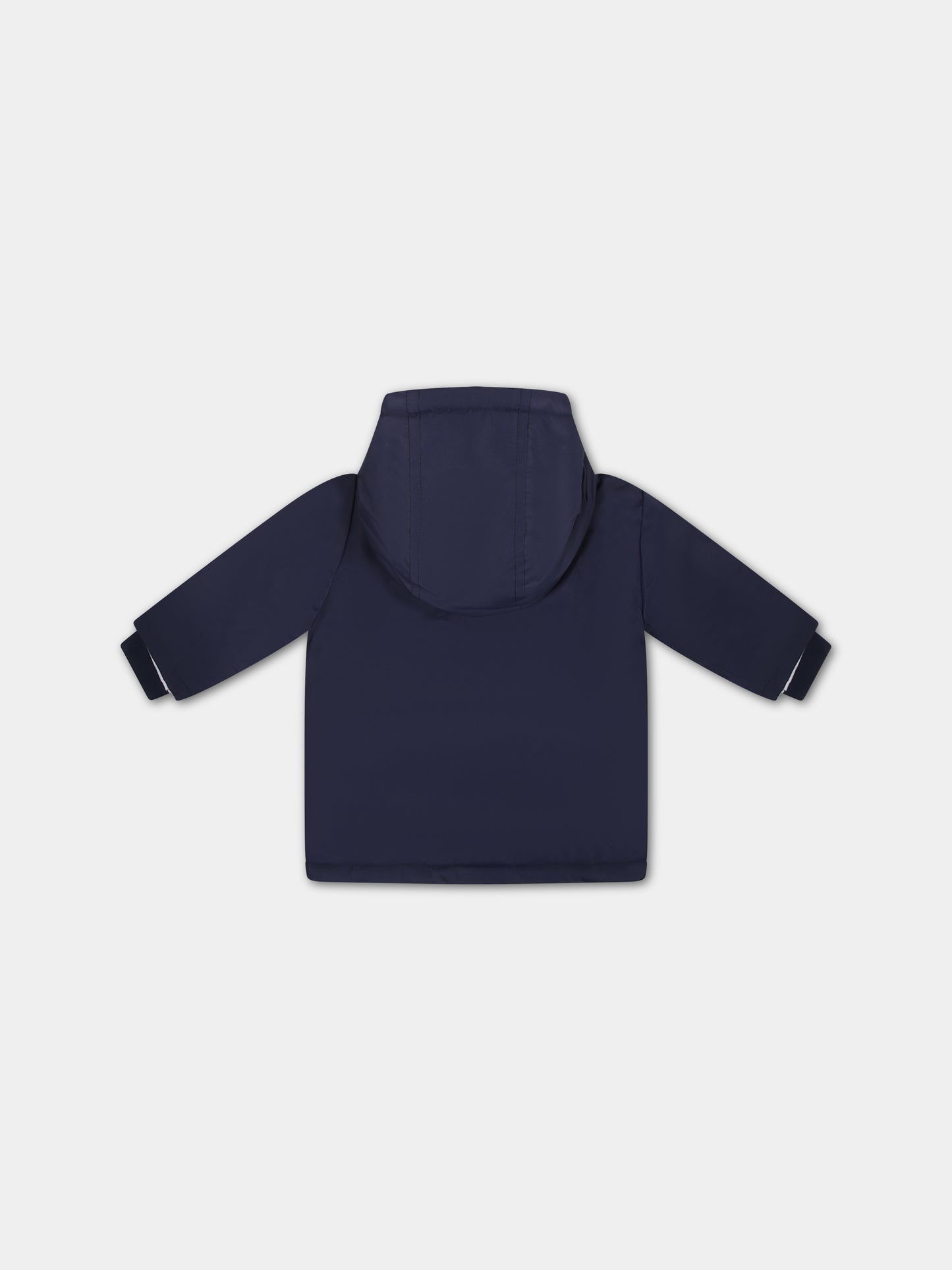 Parka blu per bambino con logo,Timberland,T60027 85T