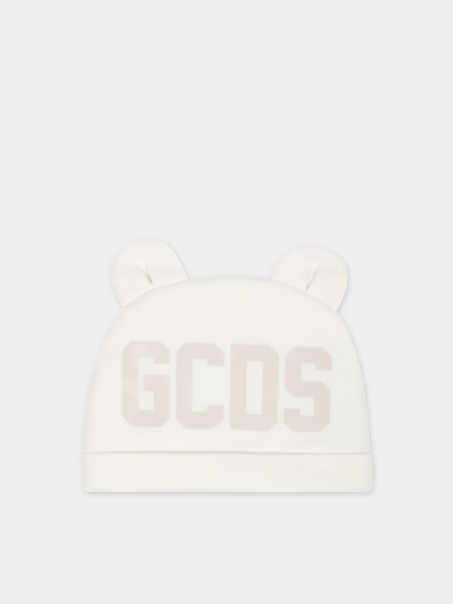 Set avorio per neonato con logo,Gcds Kids,GOY007 LDA26 10063