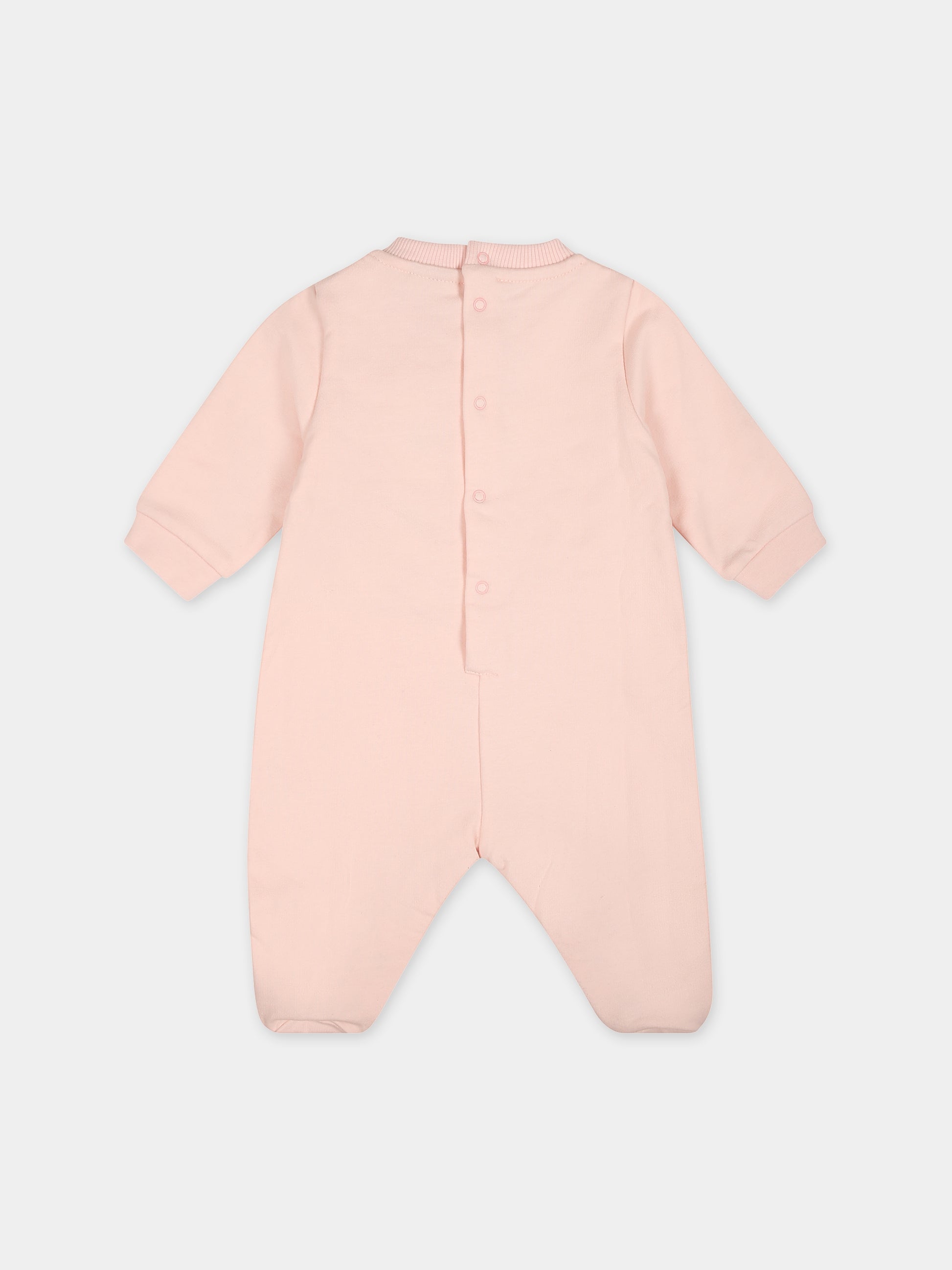 Set rosa per neonata con logo,Gcds Kids,GOY007 LDA26 52859