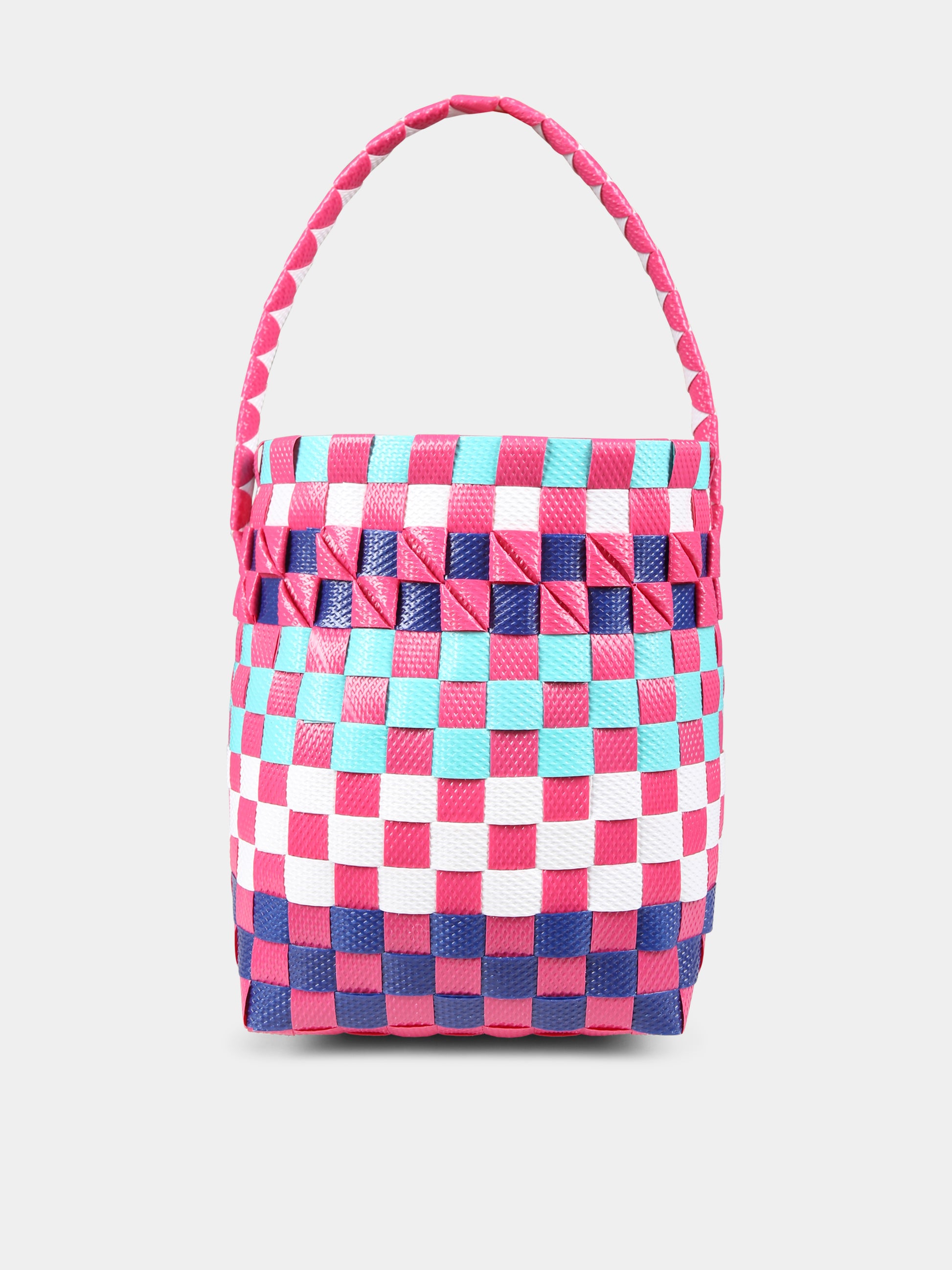 Borsa fucsia per bambina con logo,Marni Kids,M00332 M00IW MW62F 0MC22