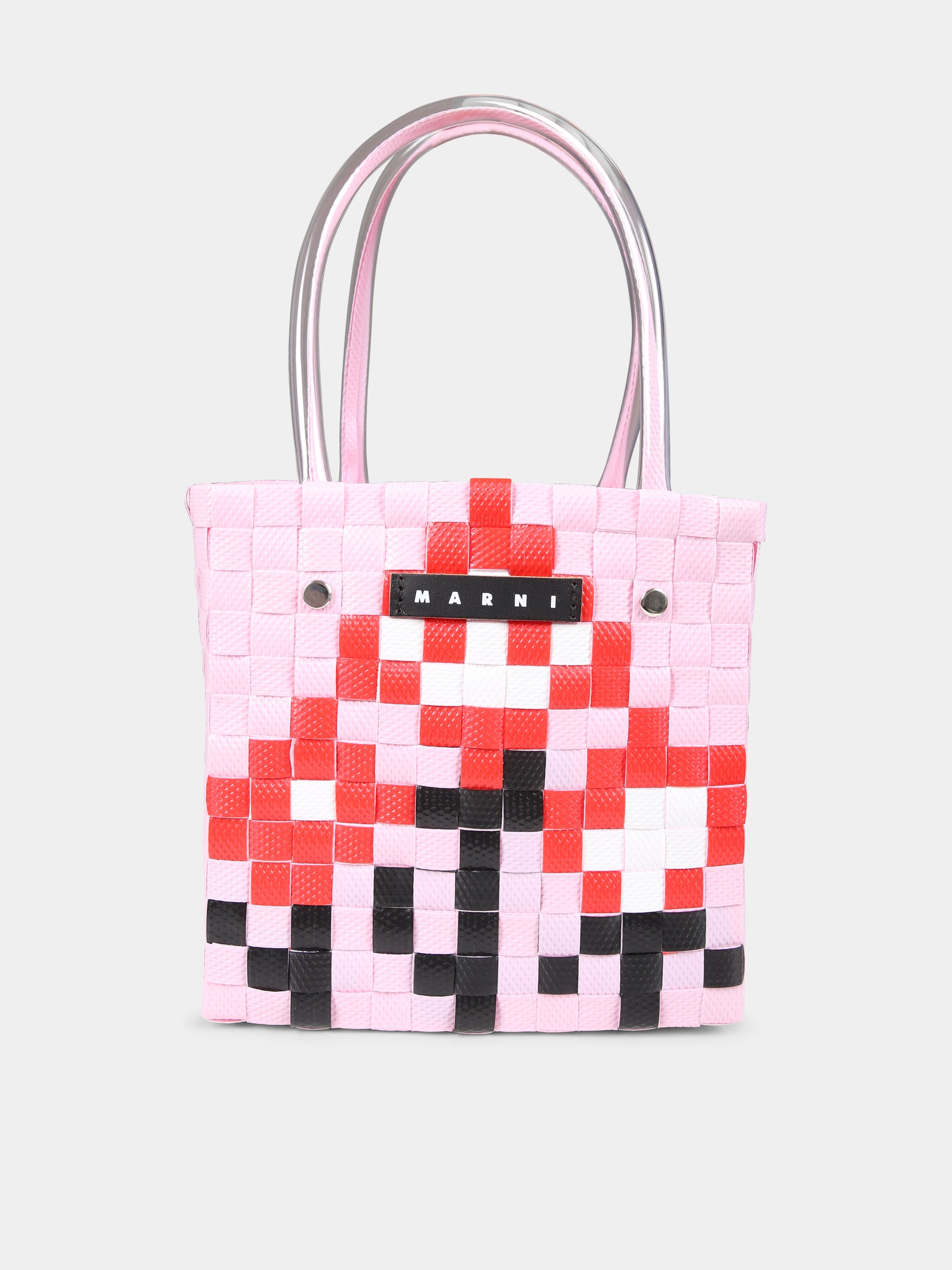 Borsa rosa per bambina con logo,Marni Kids,M01287 M00IW MW88F 0MC39