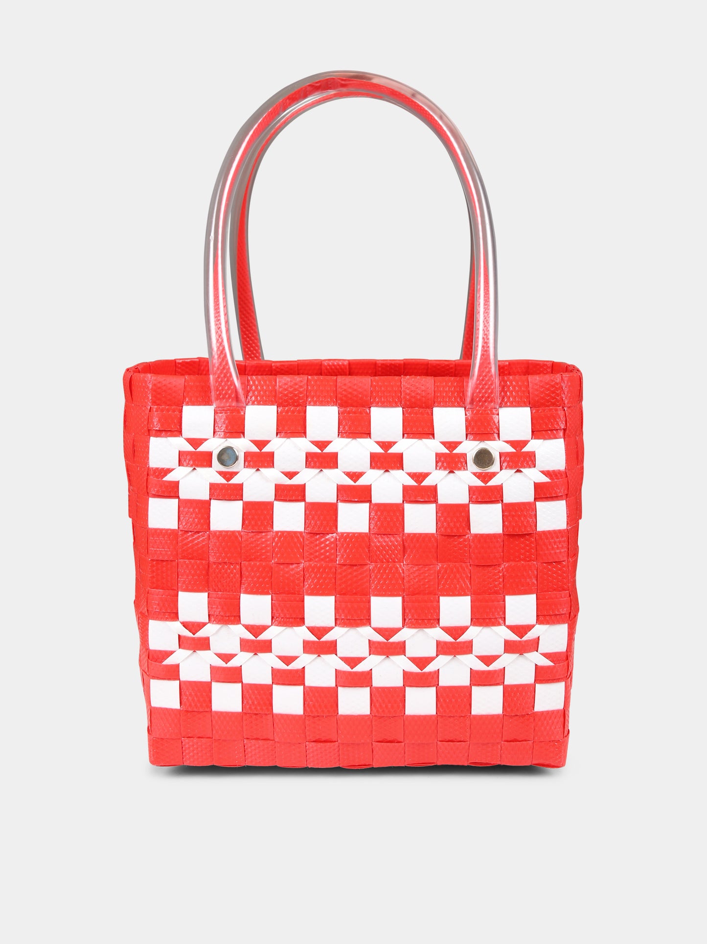 Borsa rossa per bambina con logo,Marni Kids,M01286 M00IW MW90F 0MC45