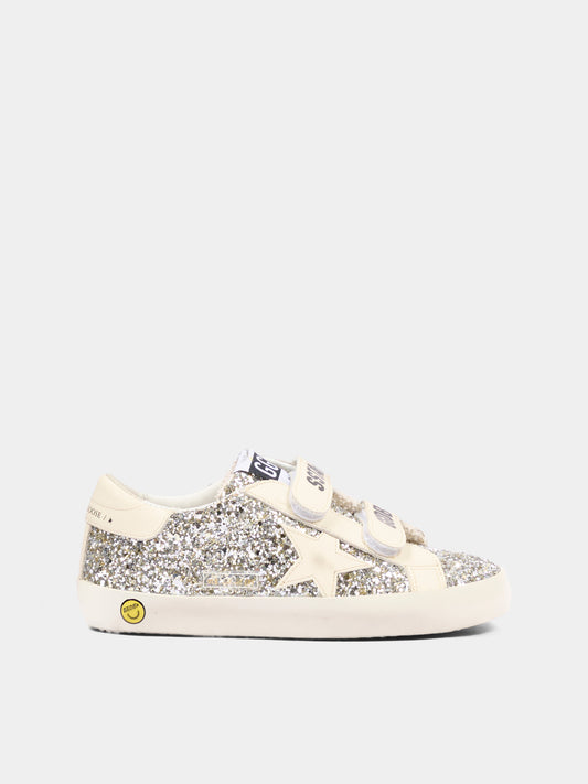 Sneakers oro Old School per bambina
