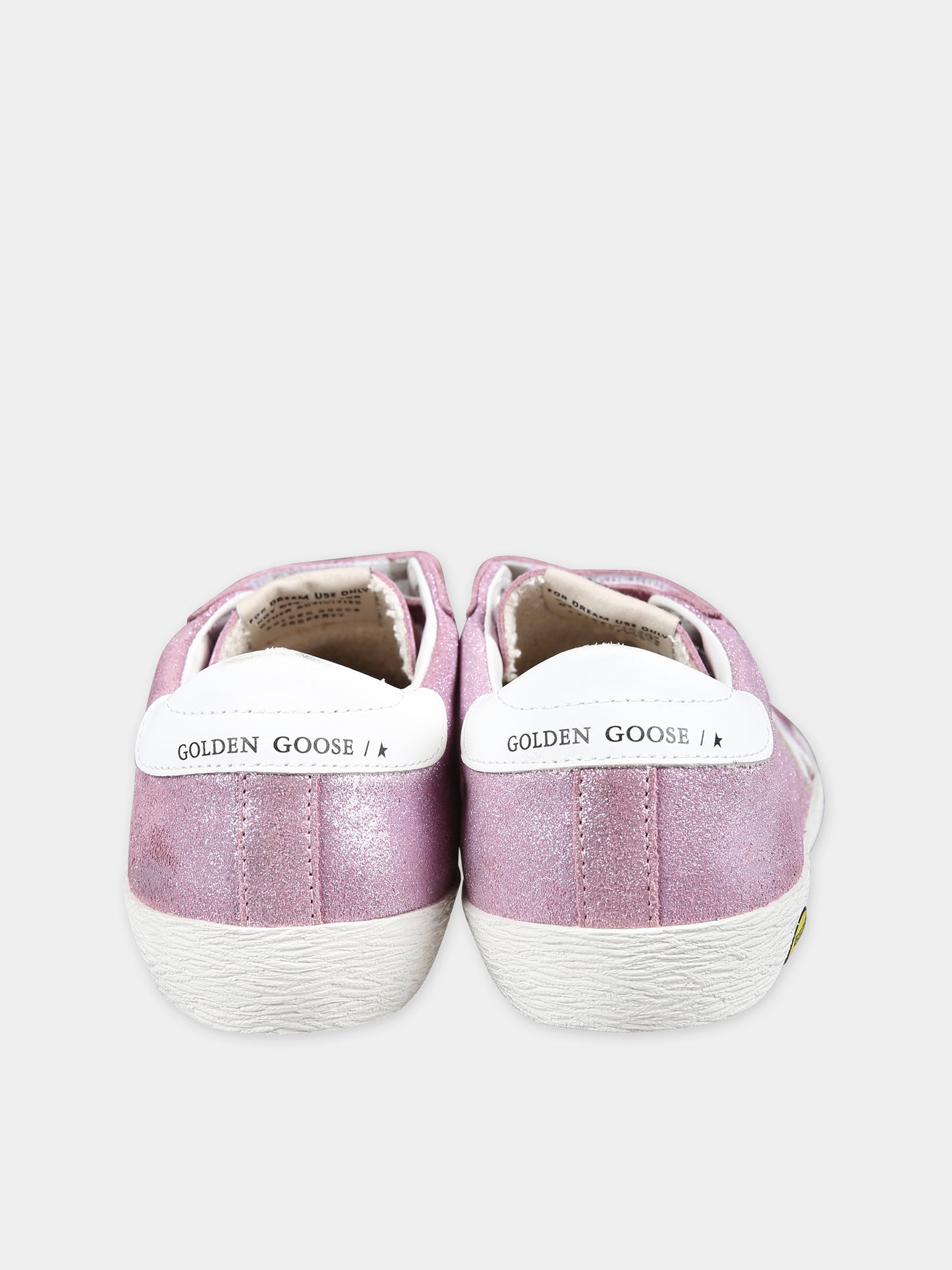 Sneakers Old School viola per bambina con stella,Golden Goose,GJF00111 F006070 80454