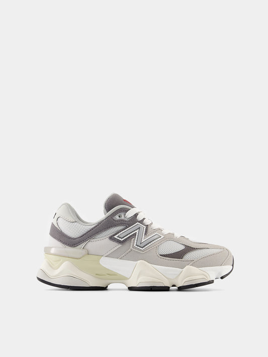 Sneakers 9060 grigie per bambini con logo