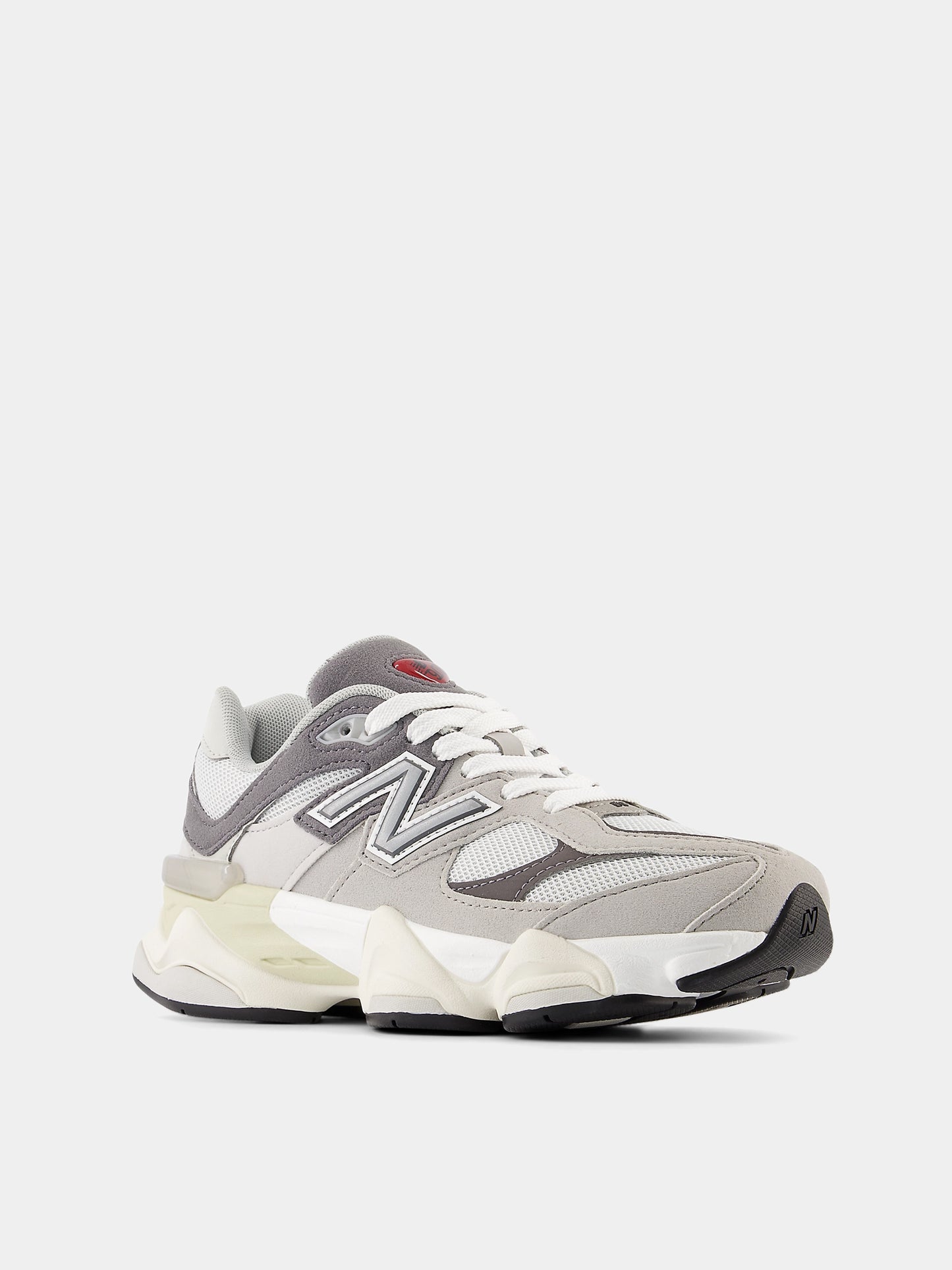 Sneakers 9060 grigie per bambini con logo