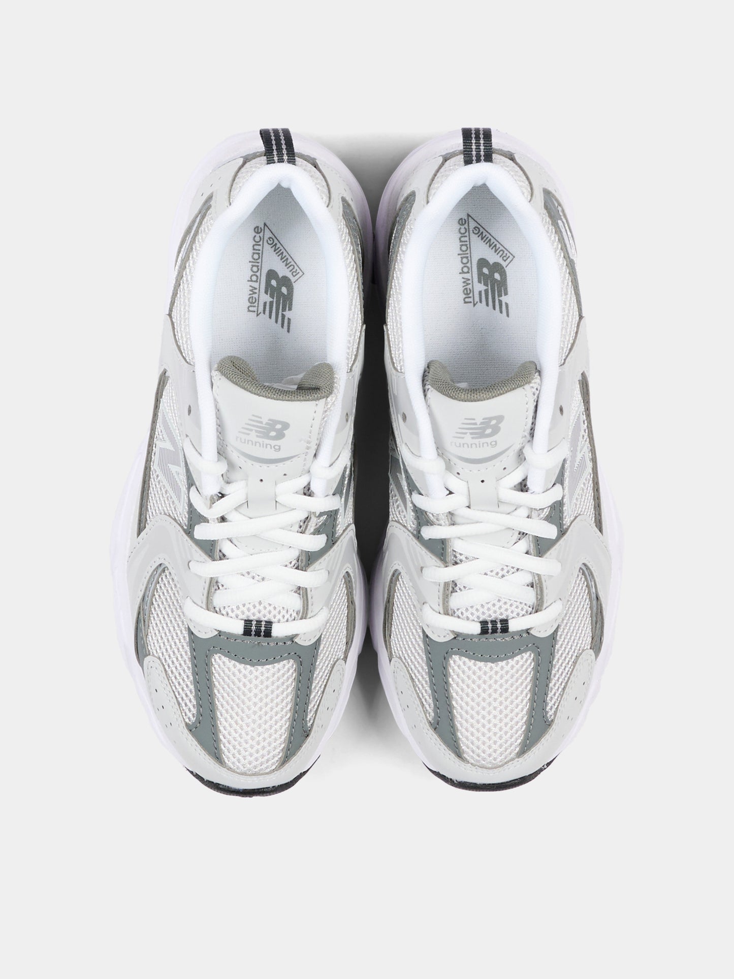 Sneakers 530 grigie per bambini con logo