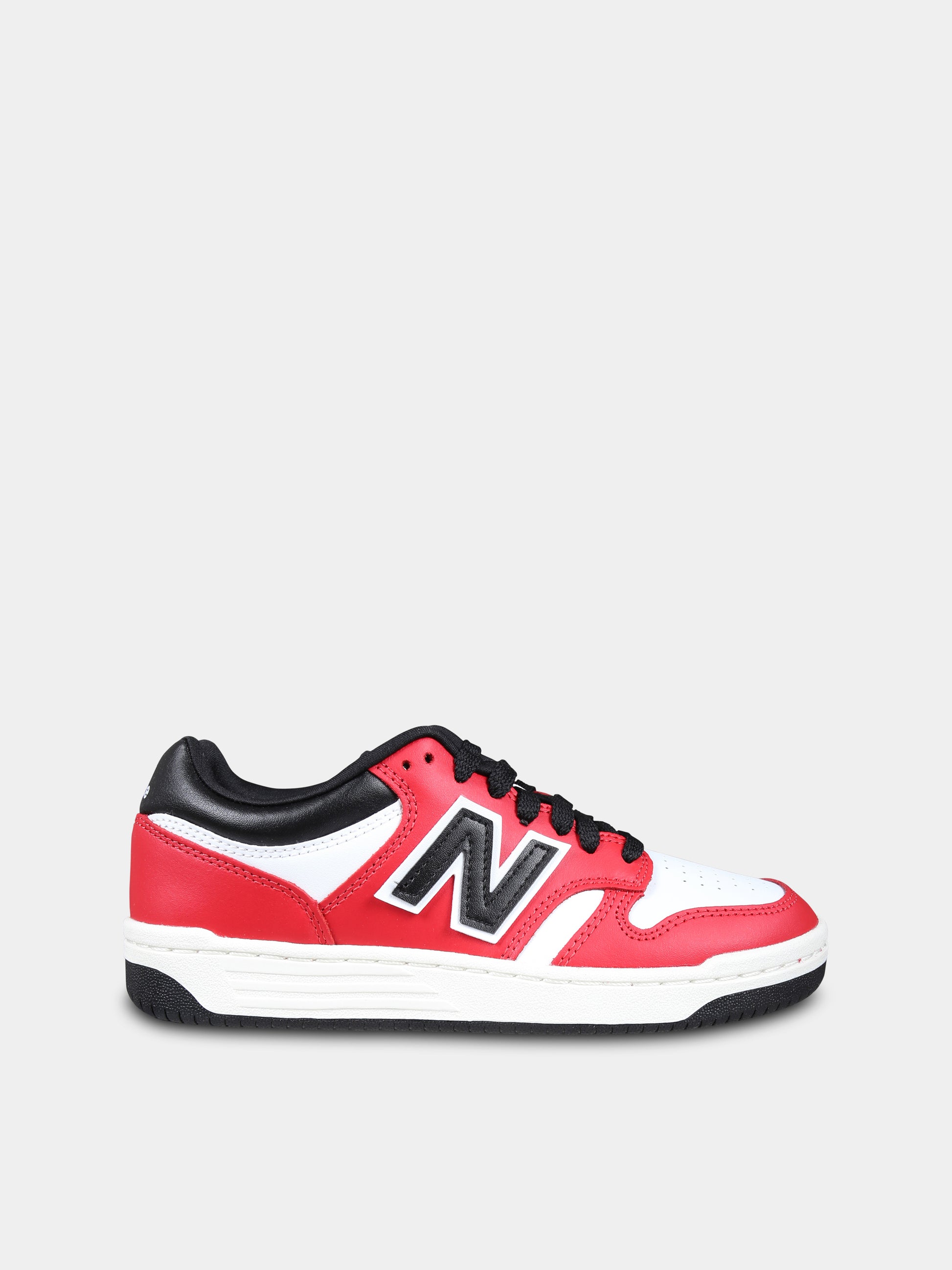 Sneakers 480 rosse per bambino con logo,New Balance,GSB480TT