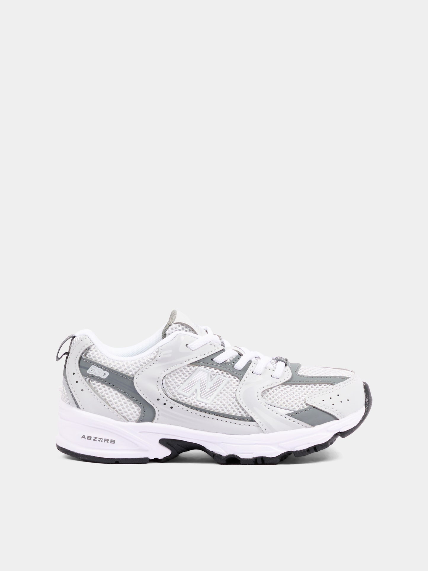 Sneakers 530 grigie per bambini con logo