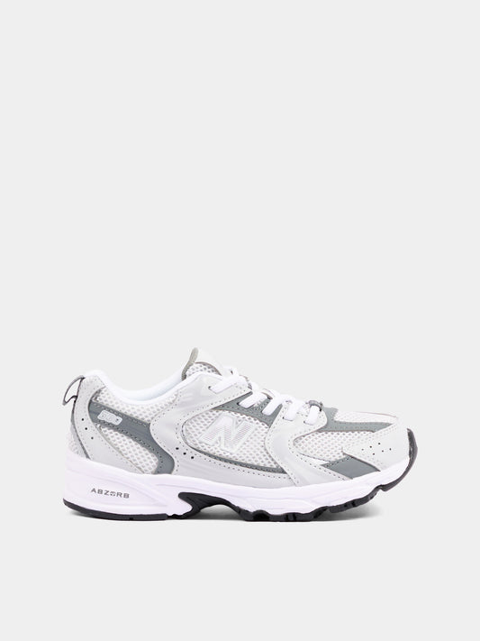 Sneakers 530 grigie per bambini con logo