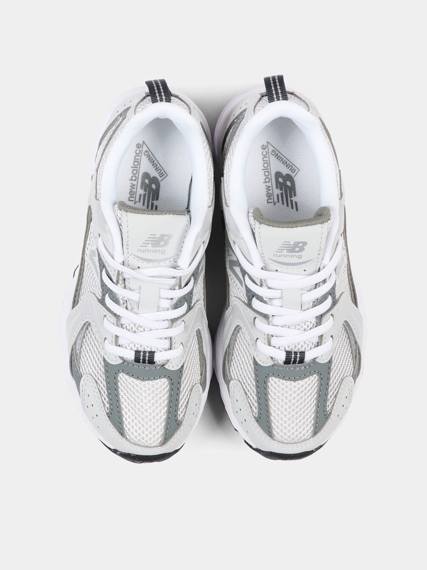 Sneakers 530 grigie per bambini con logo
