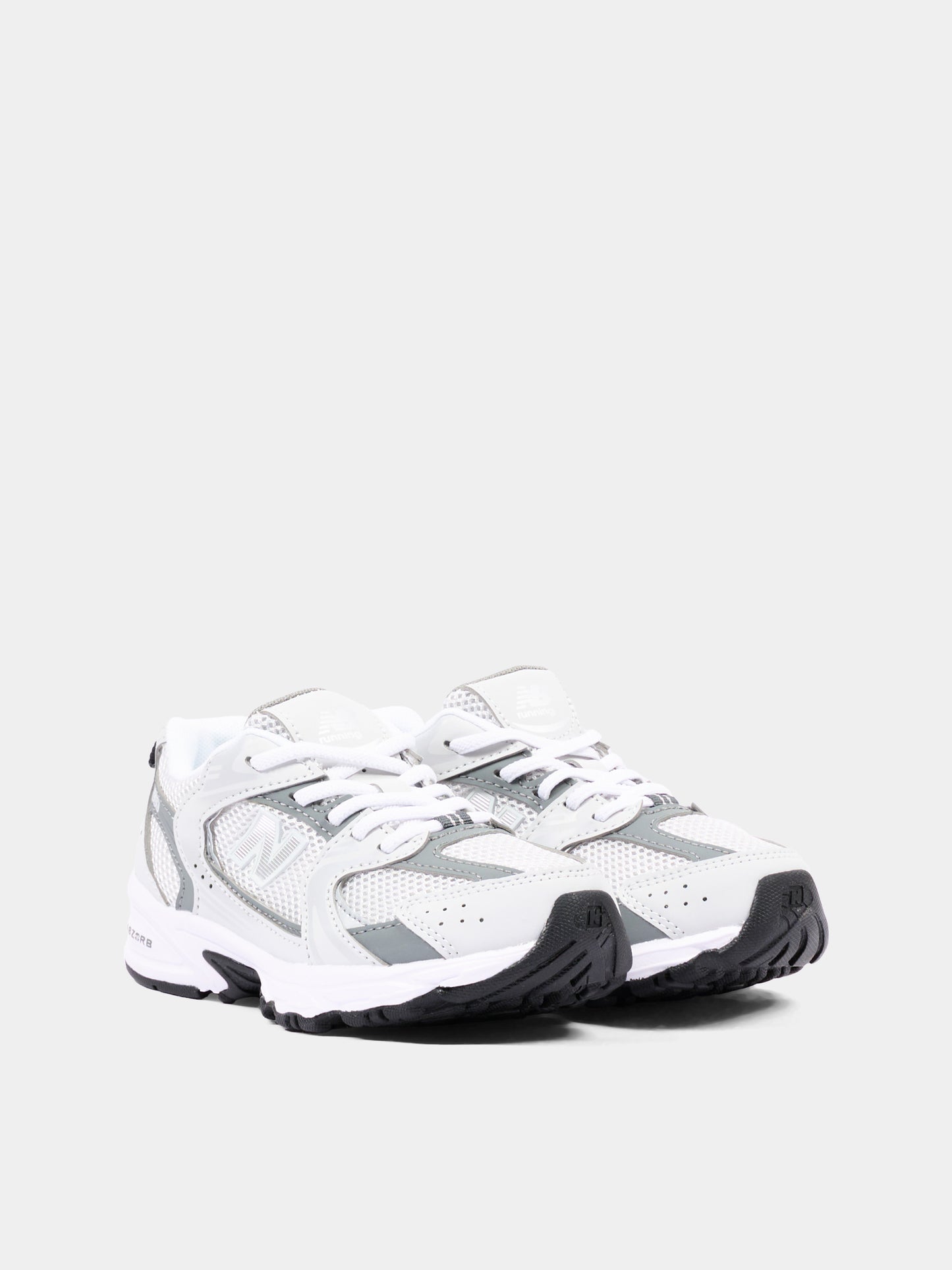 Sneakers 530 grigie per bambini con logo