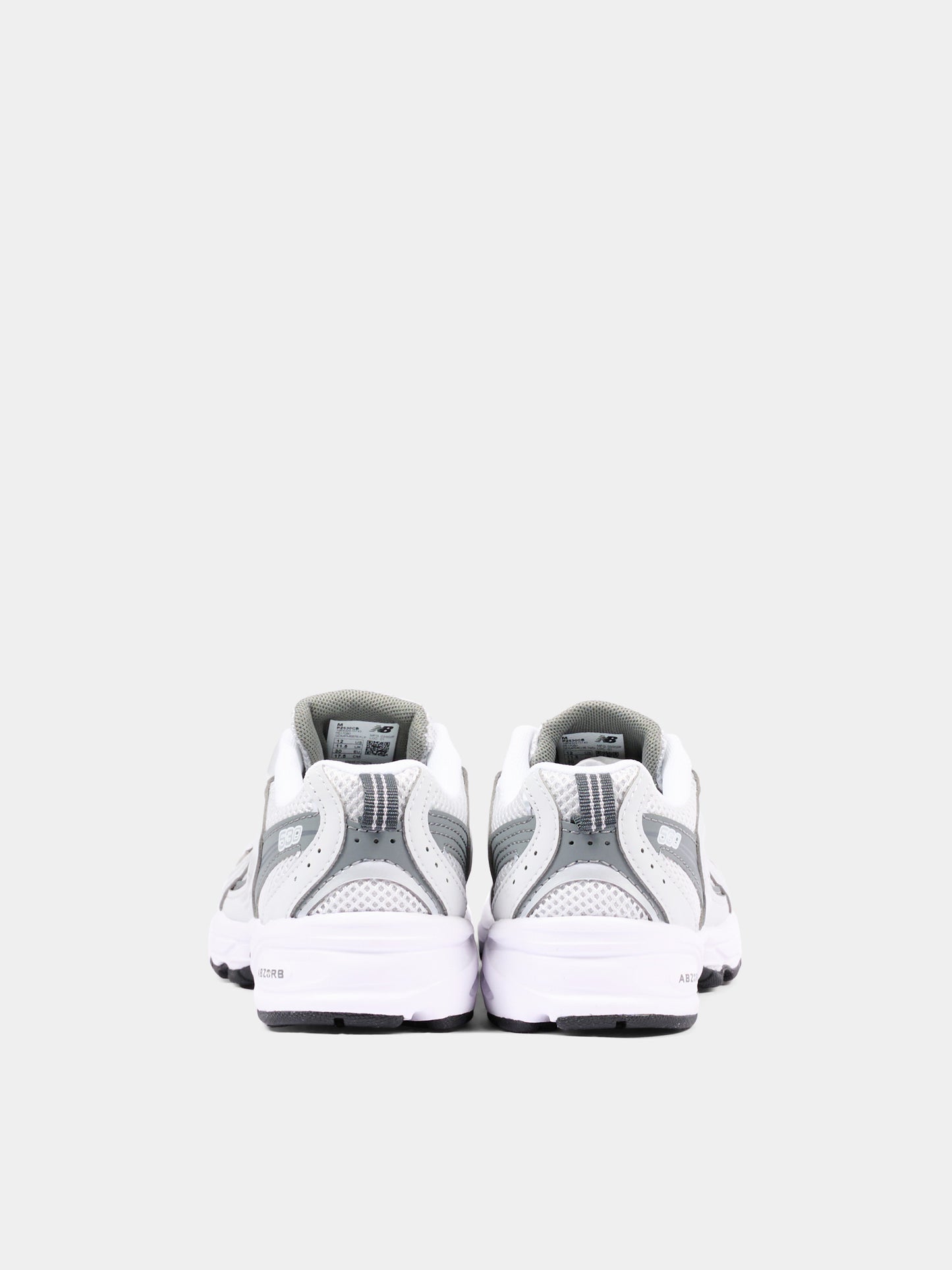 Sneakers 530 grigie per bambini con logo