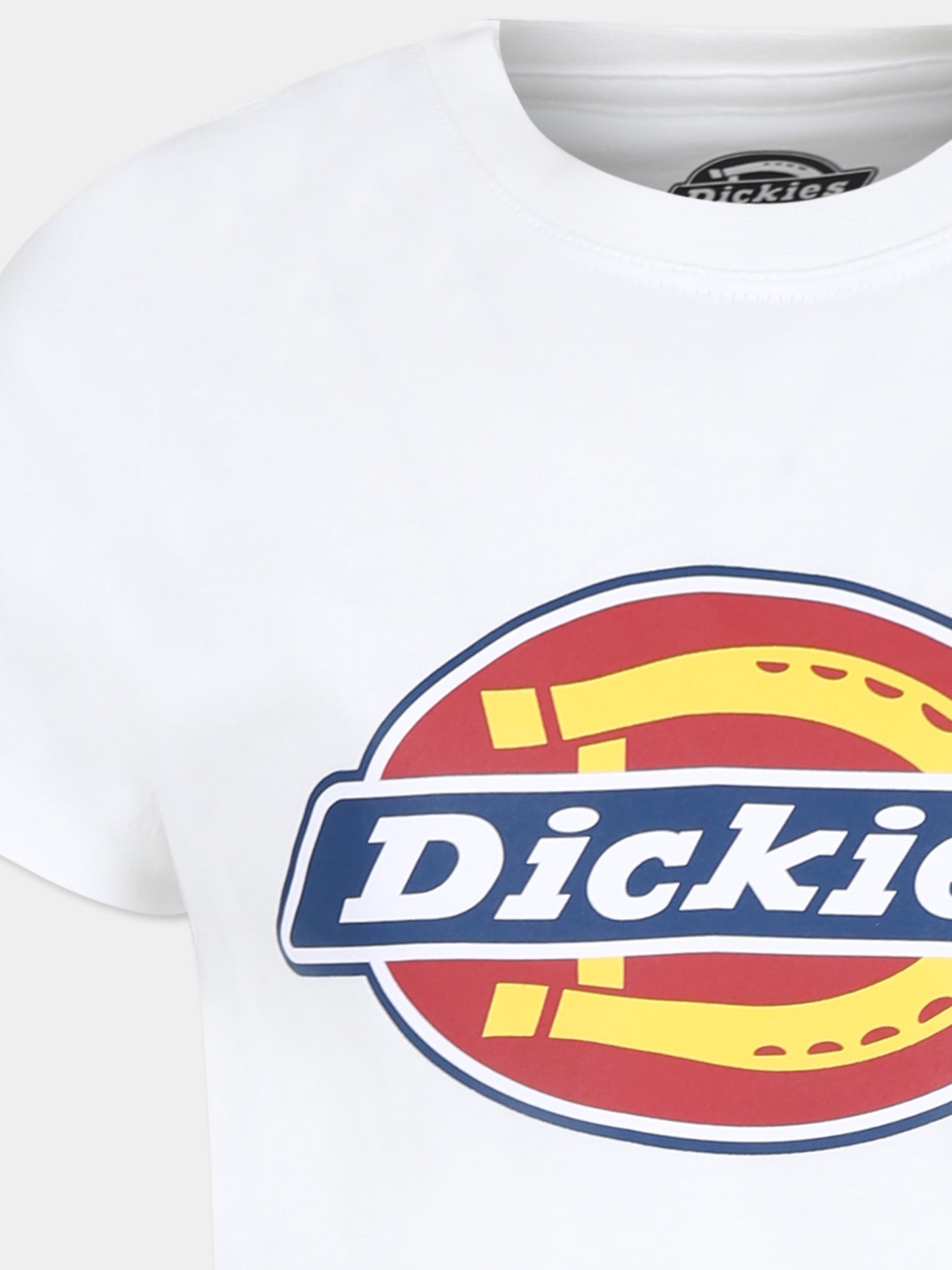 T-shirt bianca per bambino con logo,Dickies,DK0KSR270WH1