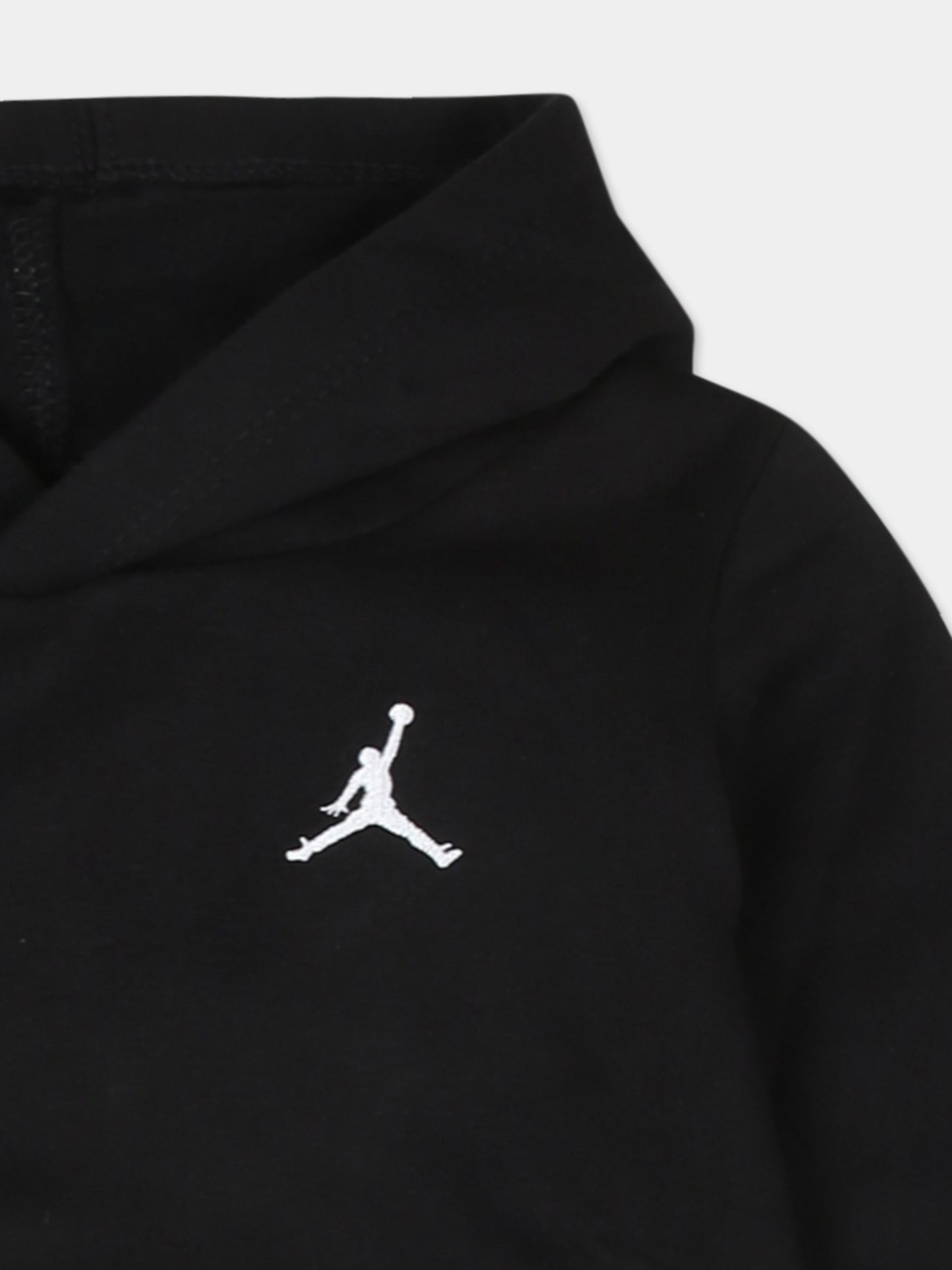 Completo nero per neonato con jumpman,Jordan,65D326 023