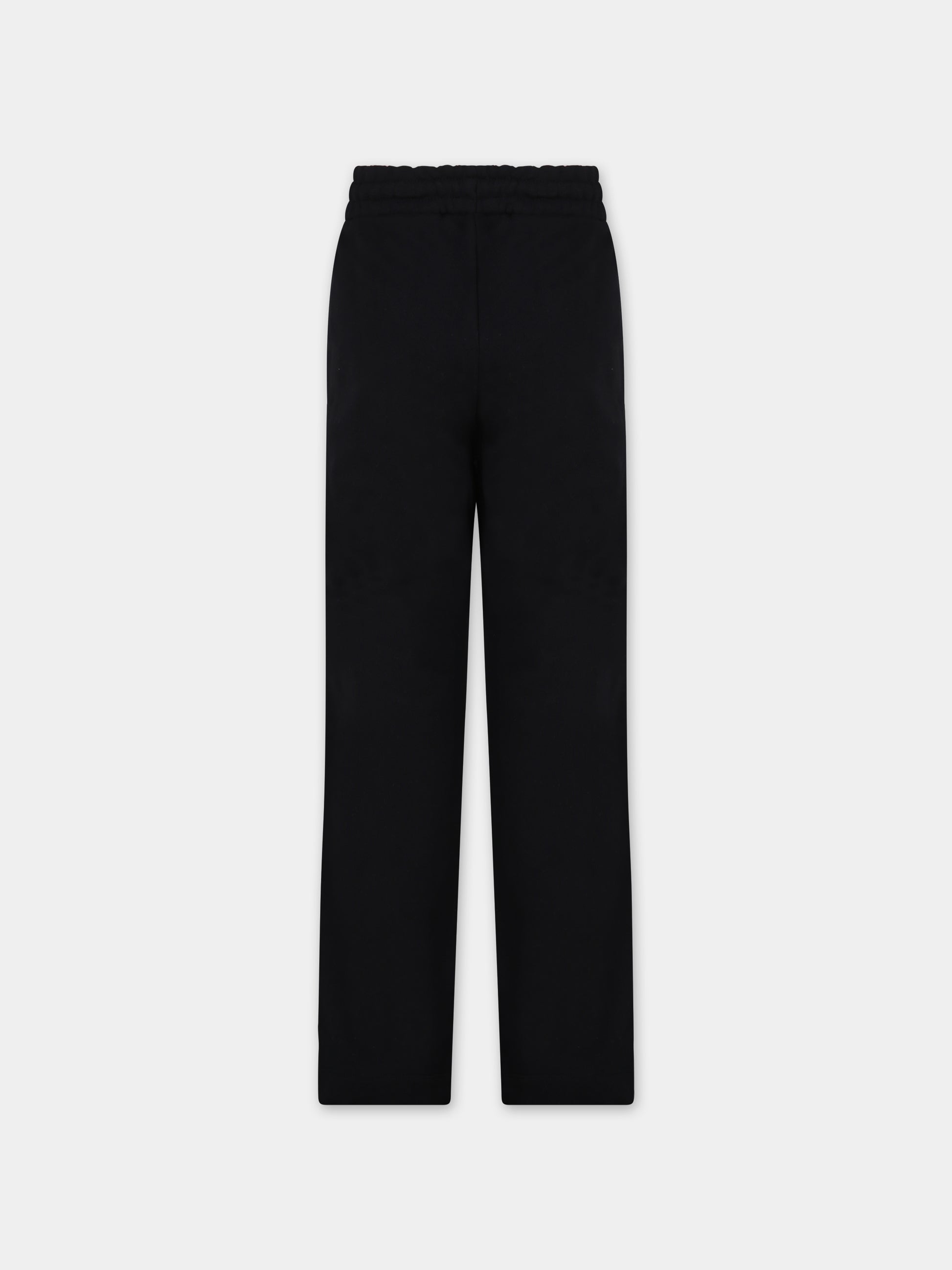 Pantaloni neri per bambini con logo,Barrow,F3BKJUFP100 110