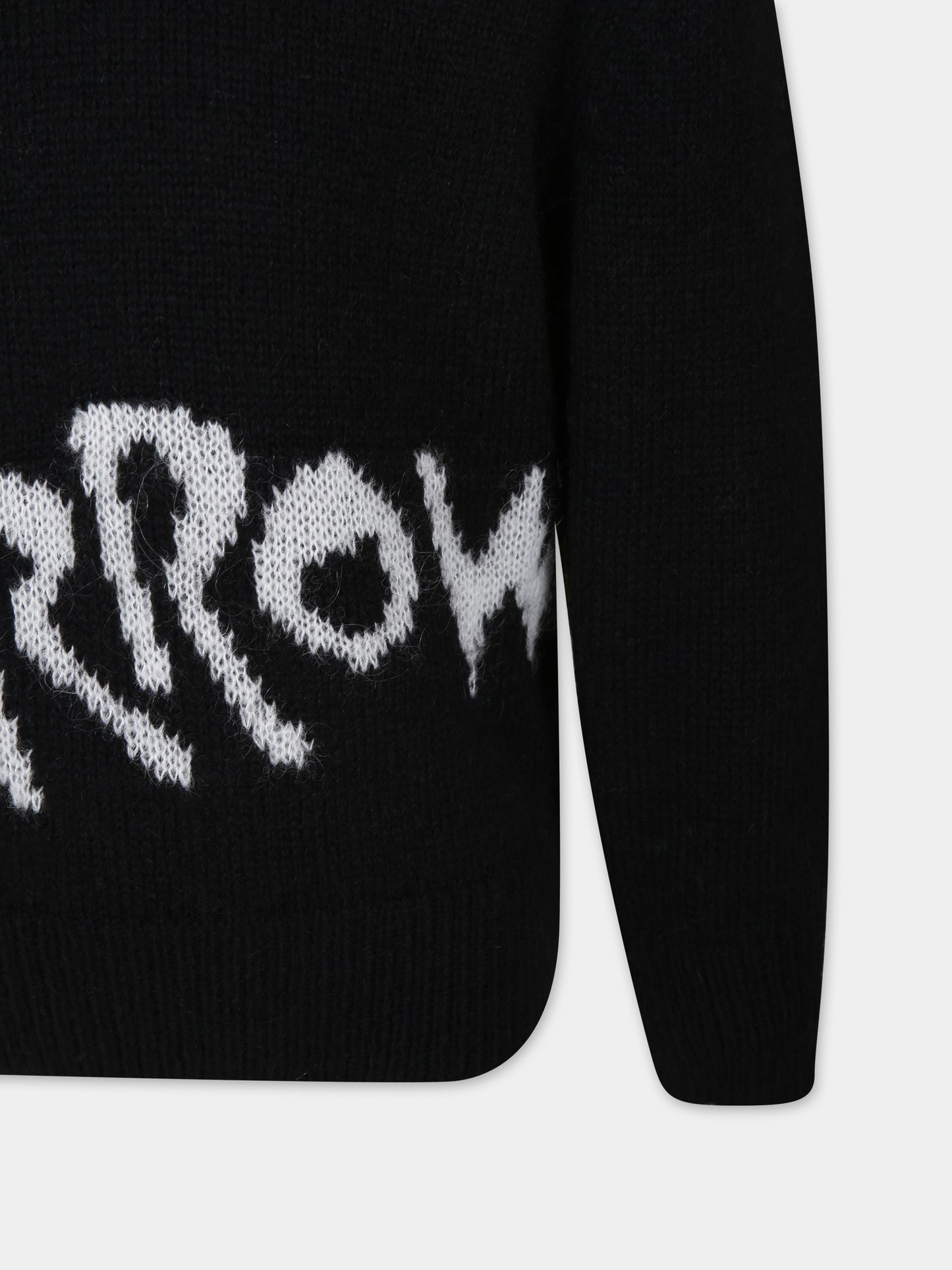 Maglione nero per bambini con smile,Barrow,F3BKJUJP036 110