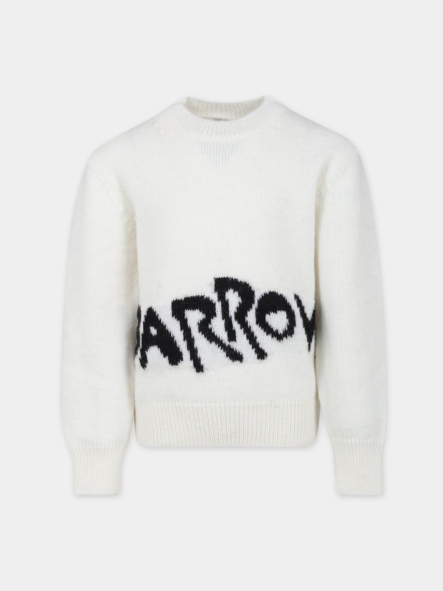 Maglione avorio per bambini con smile,Barrow,F3BKJUJP036 BW009