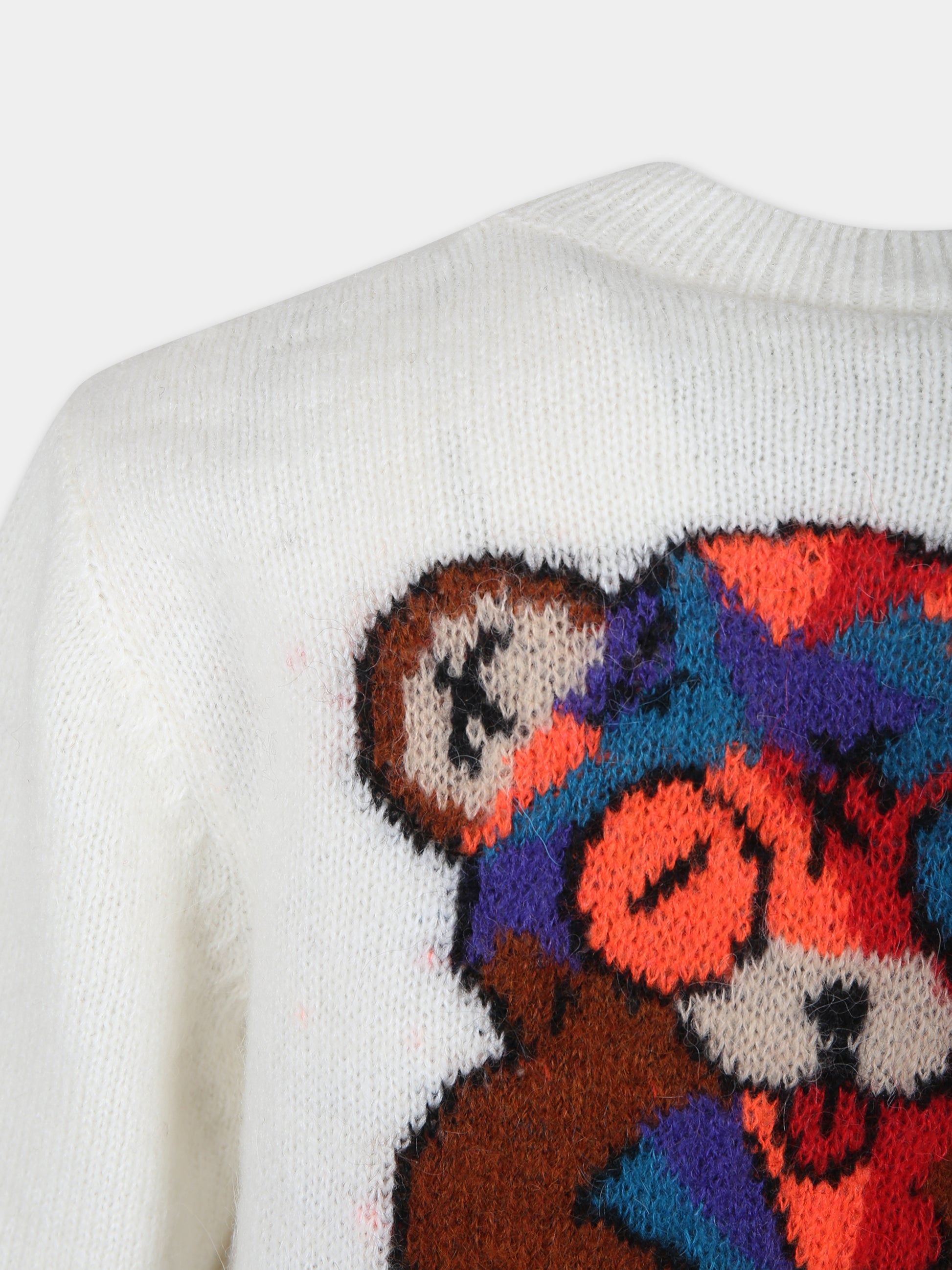 Maglione avorio per bambini con smile,Barrow,F3BKJUJP036 BW009