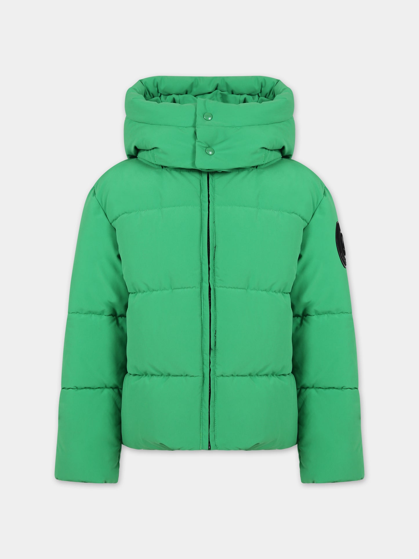 Piumino verde per bambini con logo,Barrow,F3BKJUPF002 BW012