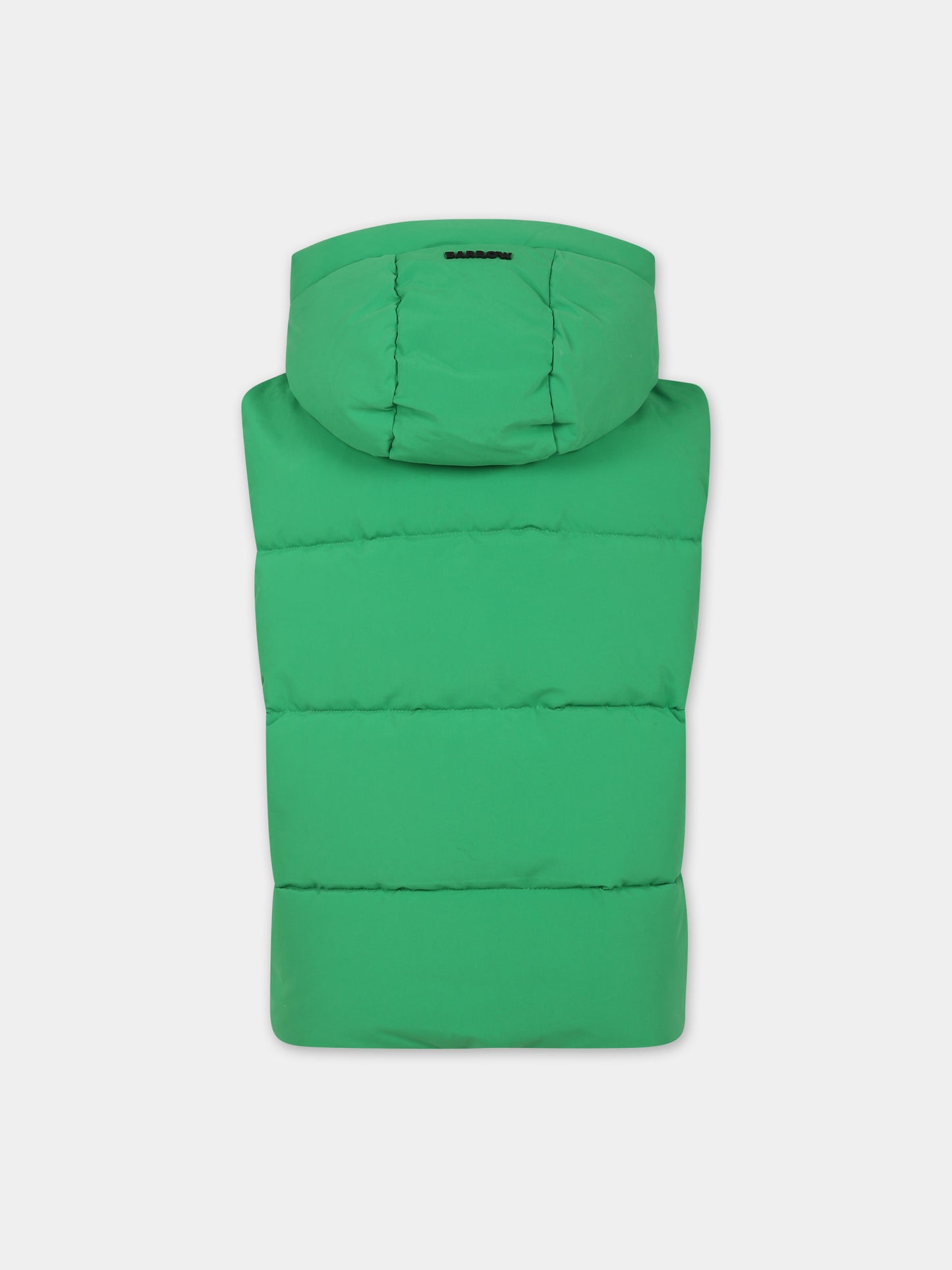 Gilet verde per bambini con logo,Barrow,F3BKJUPF012 BW012